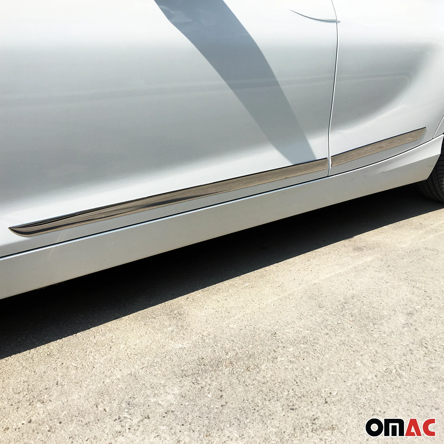 2018-2023 Subaru Crosstrek Side Door Molding Trim Skirt Garnish Stainless Steel Gloss 4Pcs - Image 8