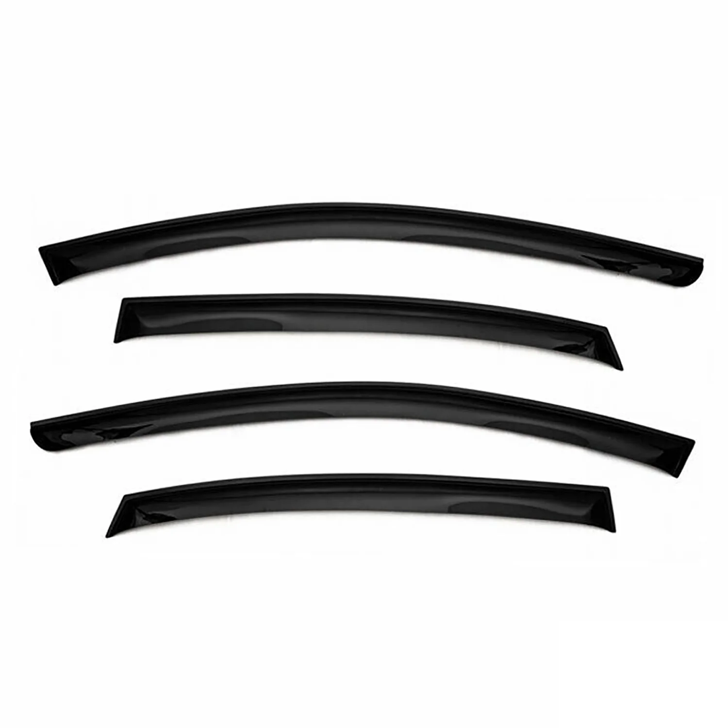 2013-2015 Subaru XV Crosstrek Window Visor Vent Rain Deflector 4Pcs Smoke - Image 2