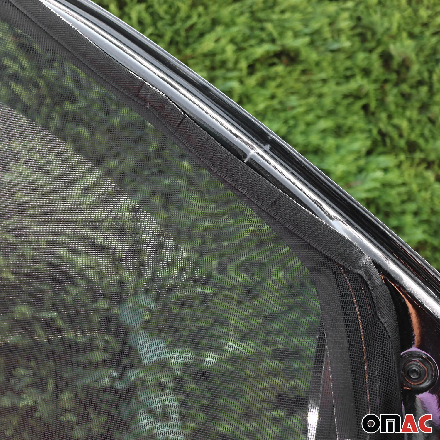 2014-2019 Ford Transit Connect Window Curtain Mosquito Net Magnetic Black 2Pcs - Image 5