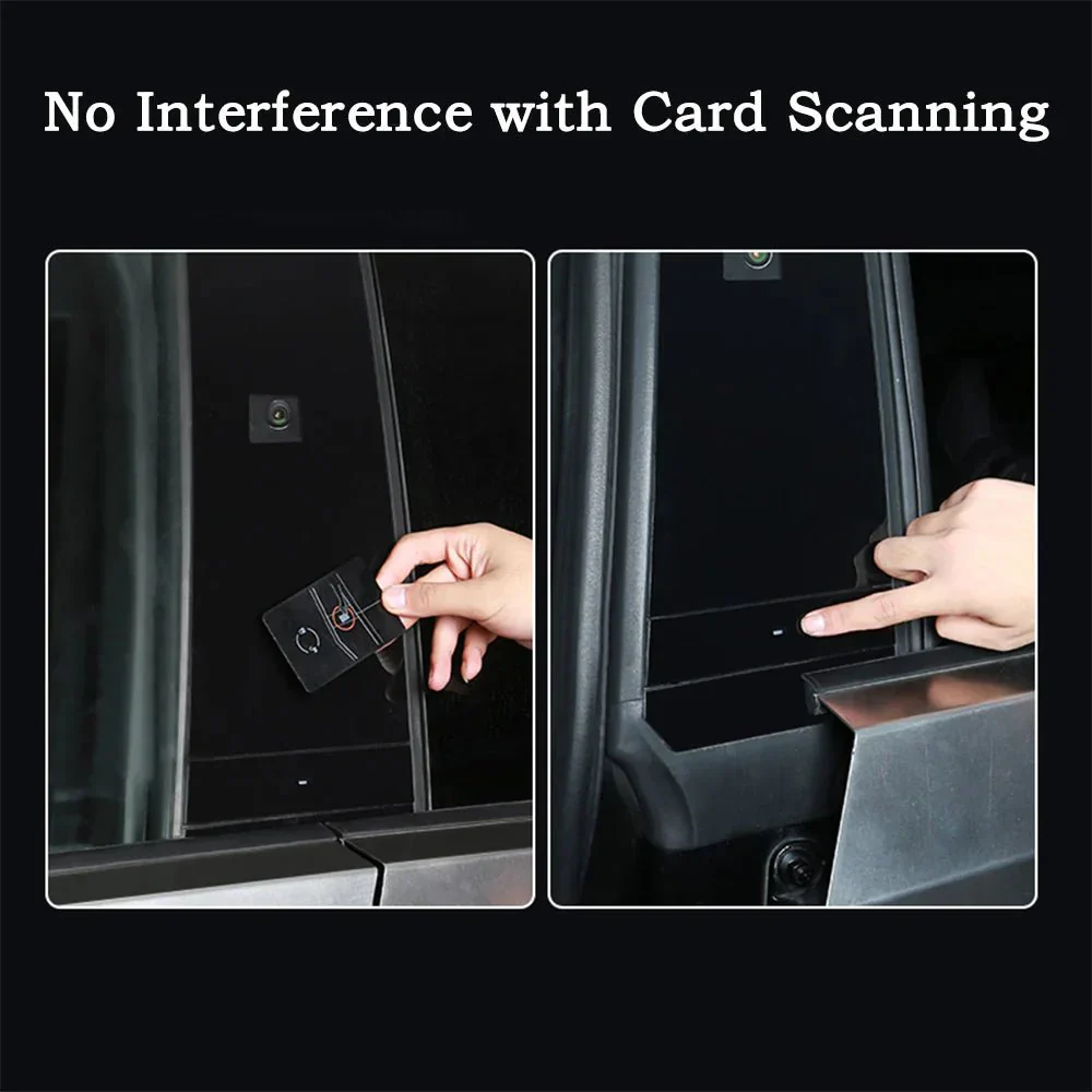 Tesla Cybertruck B & C Pillars & Door Buttons Wrap - Image 3