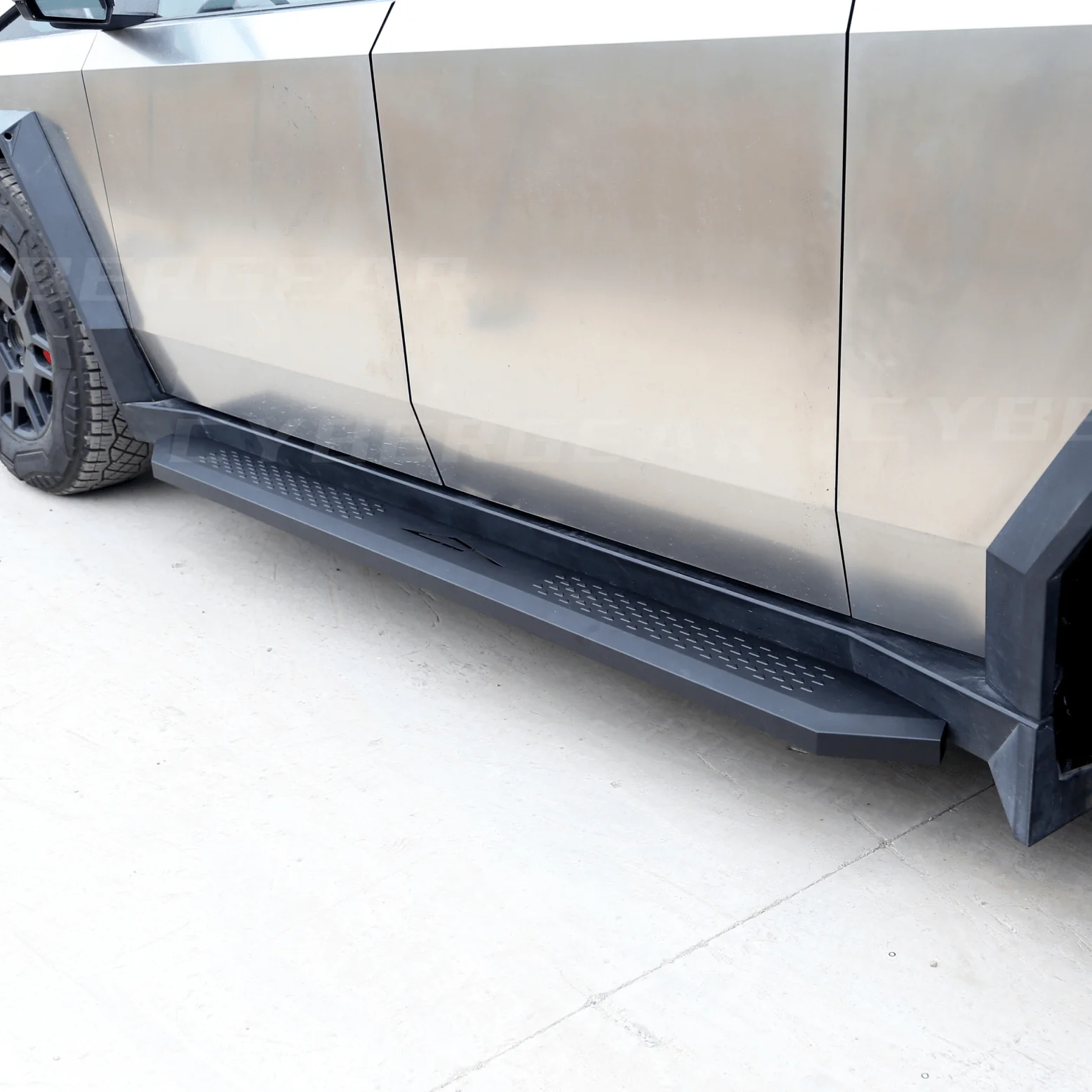 Tesla Cybertruck Running Board Set Nerf Bars Side Steps Solid Design - Image 2