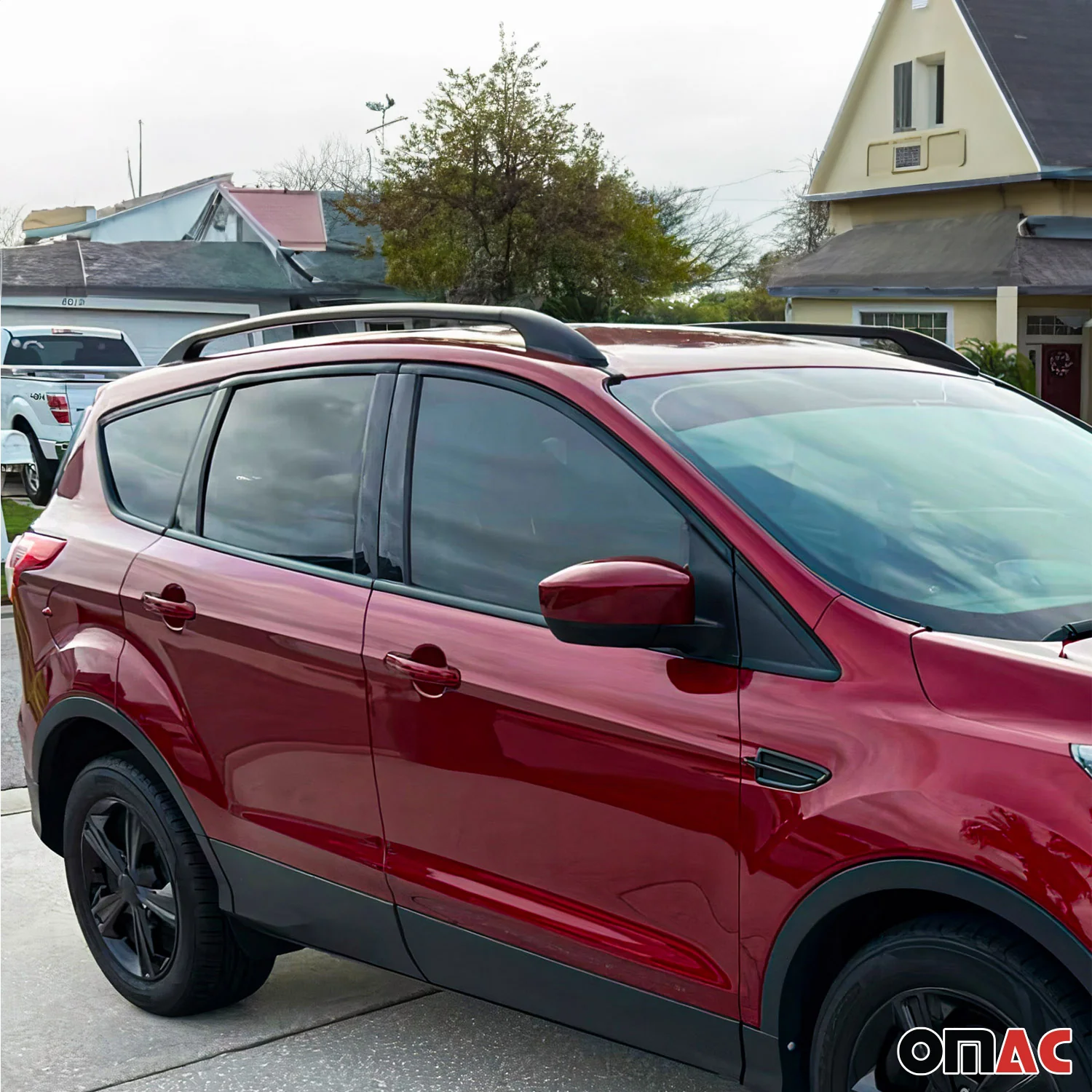 2010-2013 Kia Soul Roof Rack Rails Side Rails Black - Image 4