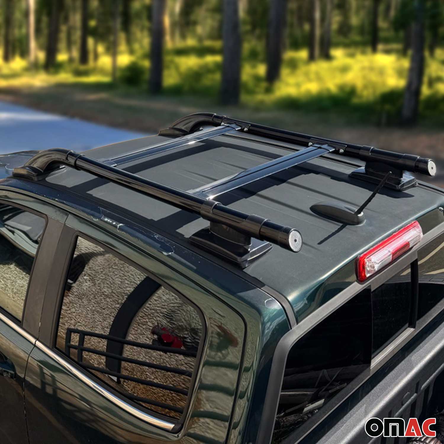 2014-2024 Nissan Navara D23 Roof Rack Rails Side Rails Black - Image 2