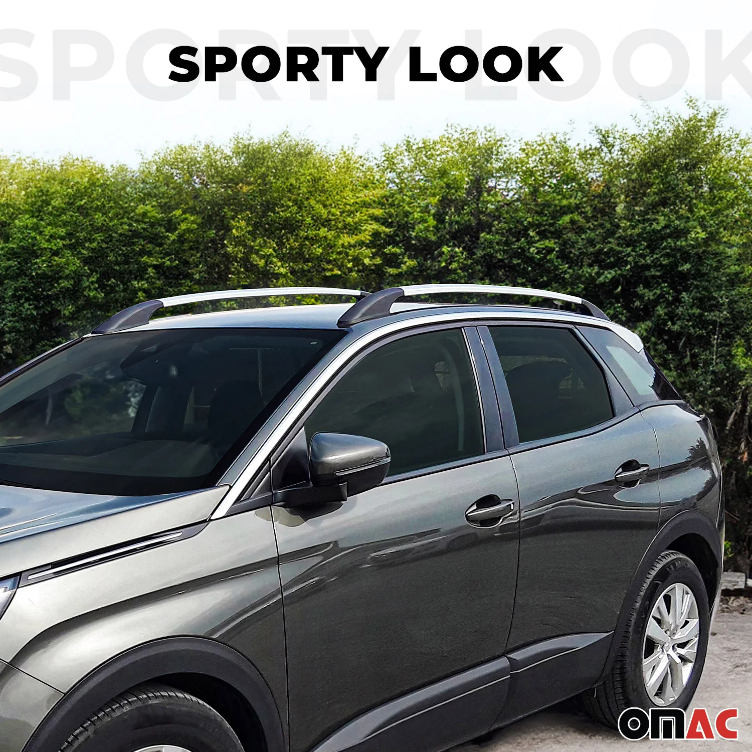 2014-2024 Nissan Navara D23 Roof Rack Rails Side Rails Silver - Image 2