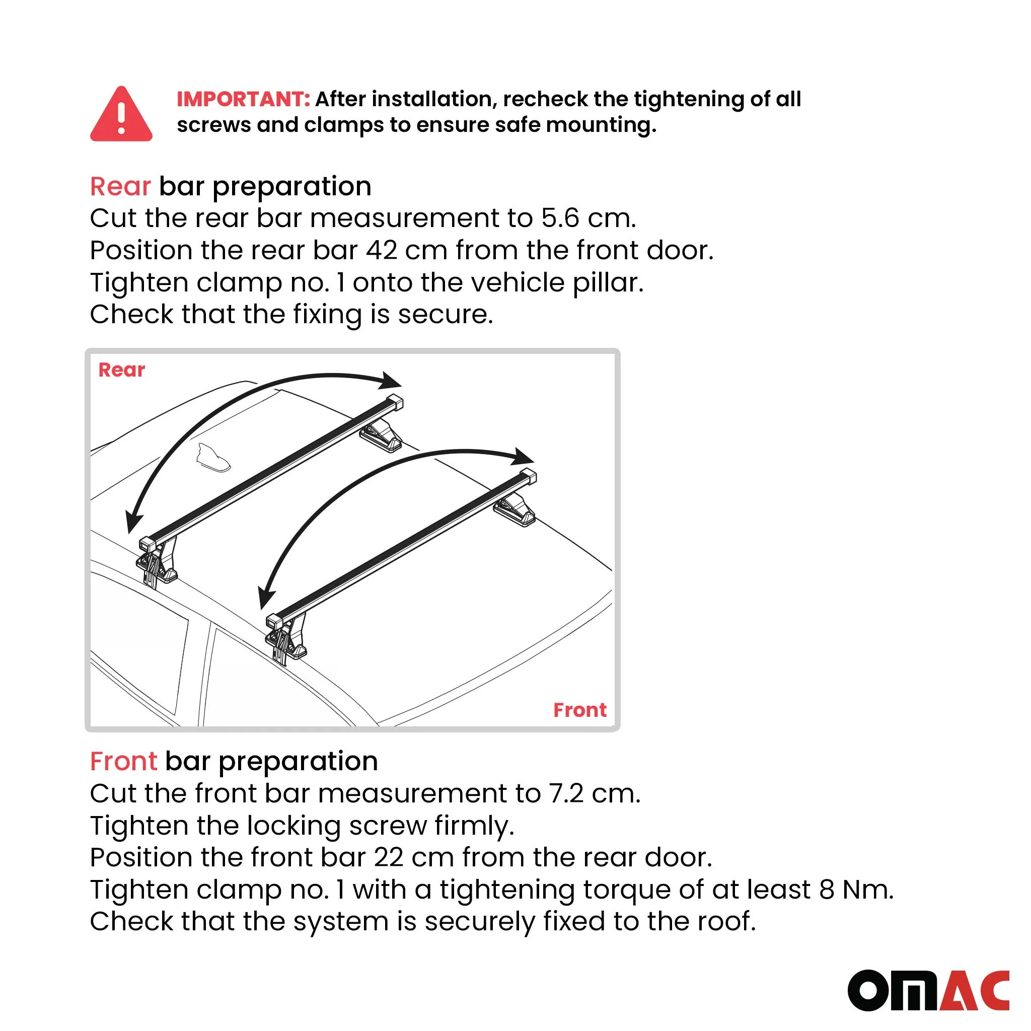 Top Roof Racks Cross Bars fits Dodge Hornet 2023-2025 2Pcs Gray Aluminium - Image 3