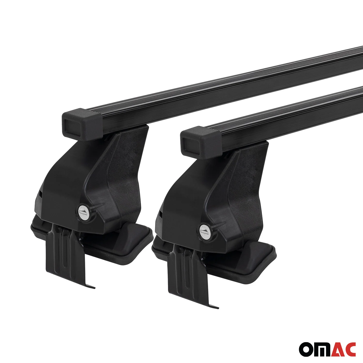 Top Roof Racks Cross Bars Luggage Carrier for Volvo EX30 2023-25 Steel Black 2x - Image 11