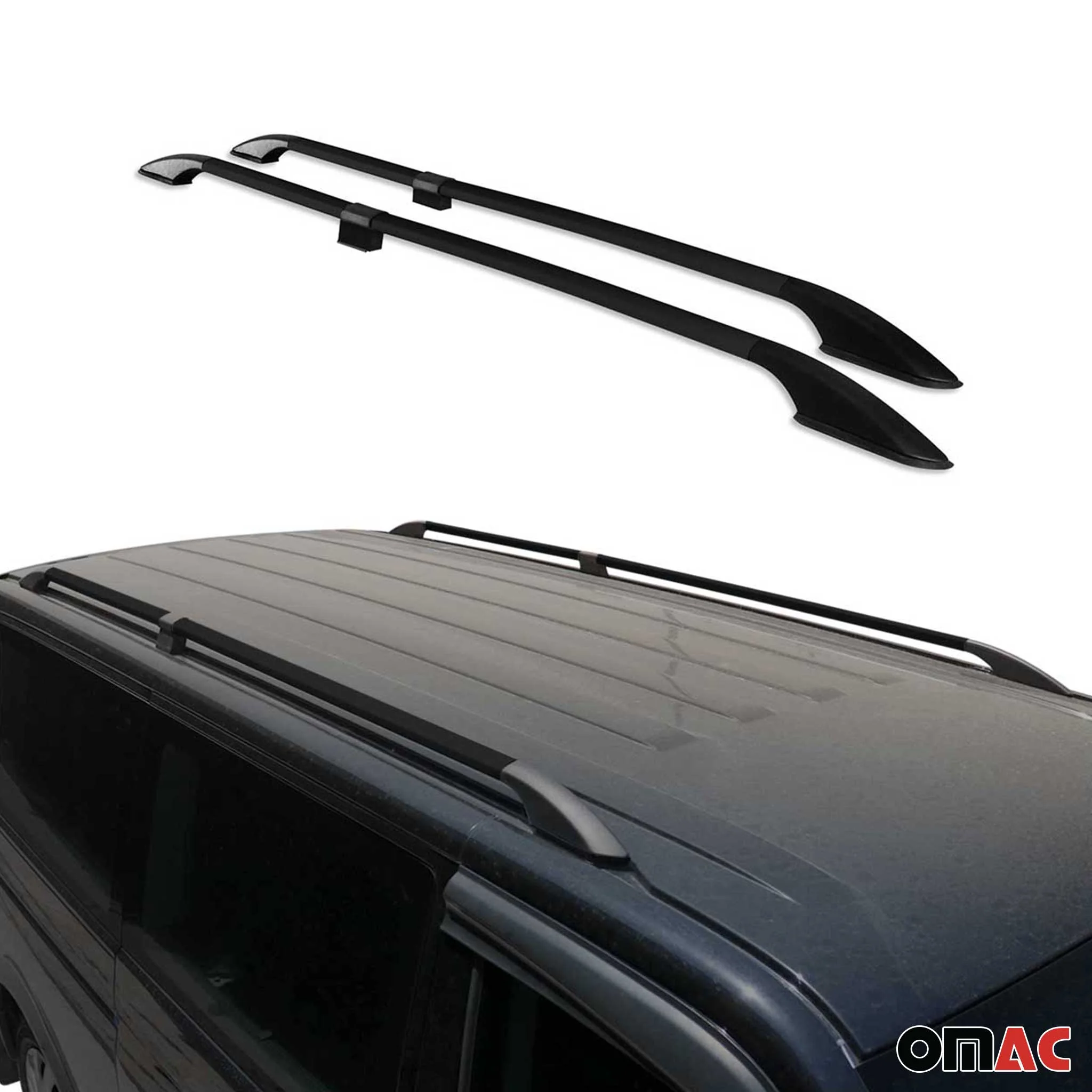 2014-2023 Ford Transit Connect XLT L2 Roof Rack Rails Side Rails Black - Image 5