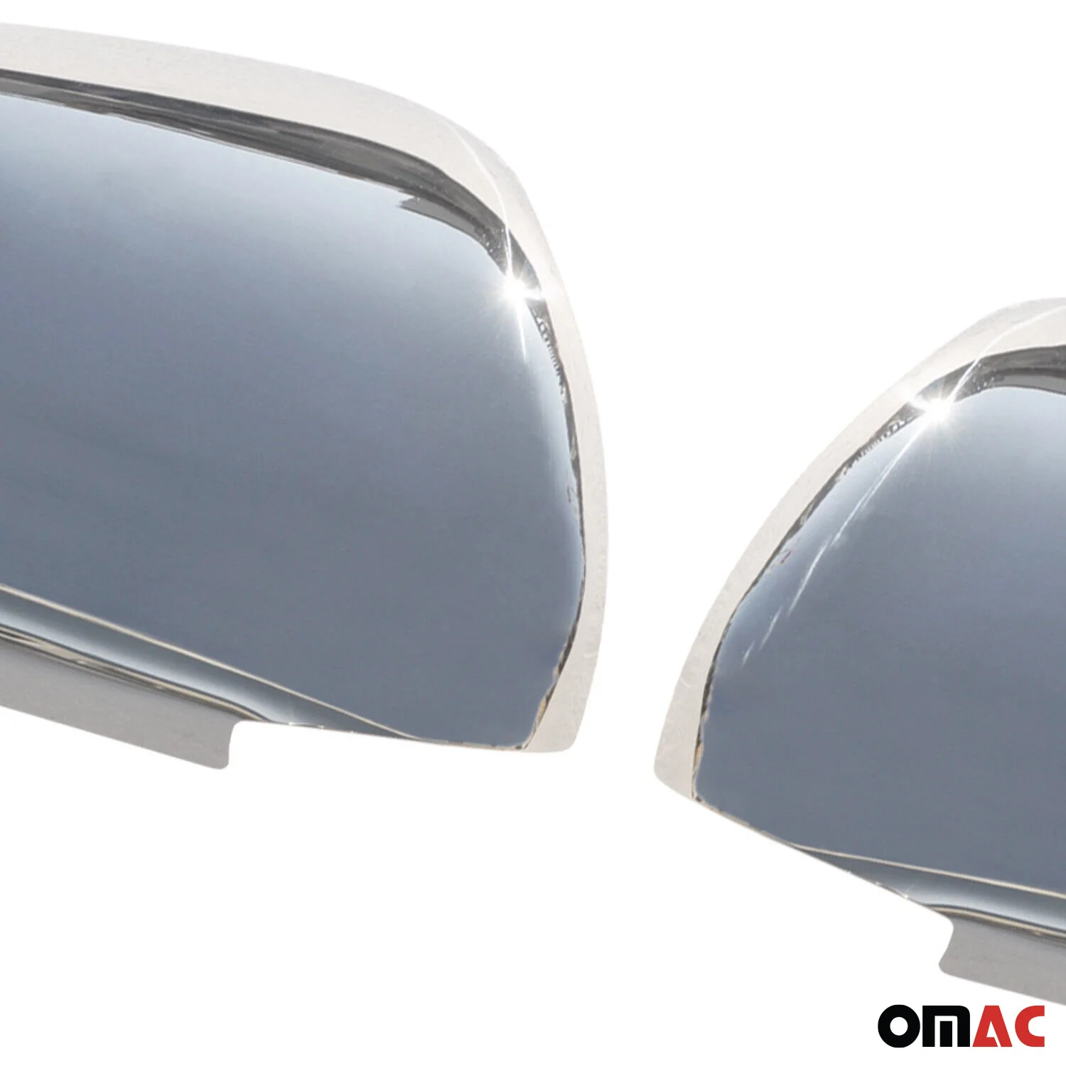 2003-2009 Toyota Land Cruiser Prado Side Mirror Cover Caps Stainless Steel Silver 2Pcs - Image 7