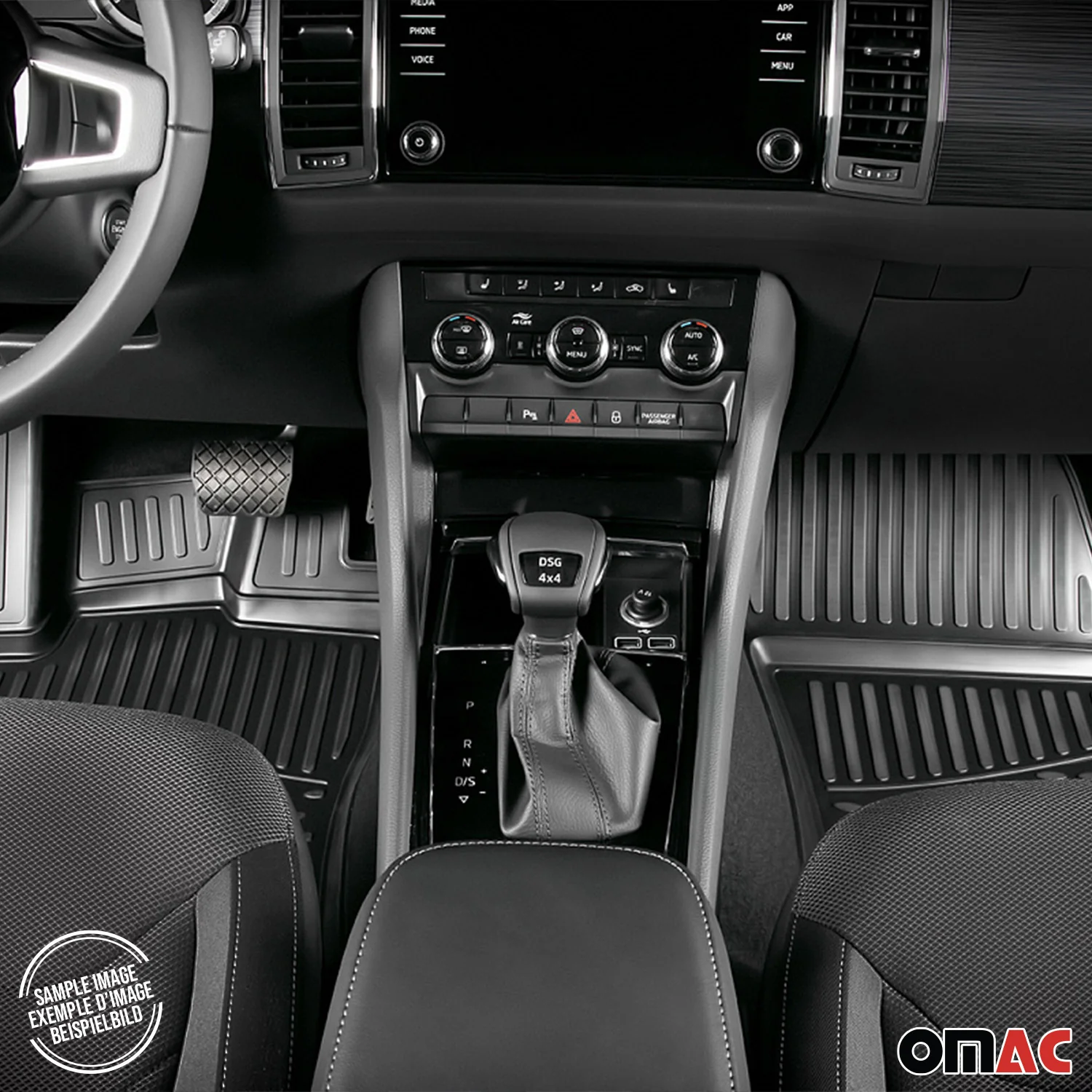 2010-2013 Lexus GX 460 Floor Mats & Cargo Liner Full Set All Weather Black - Image 4