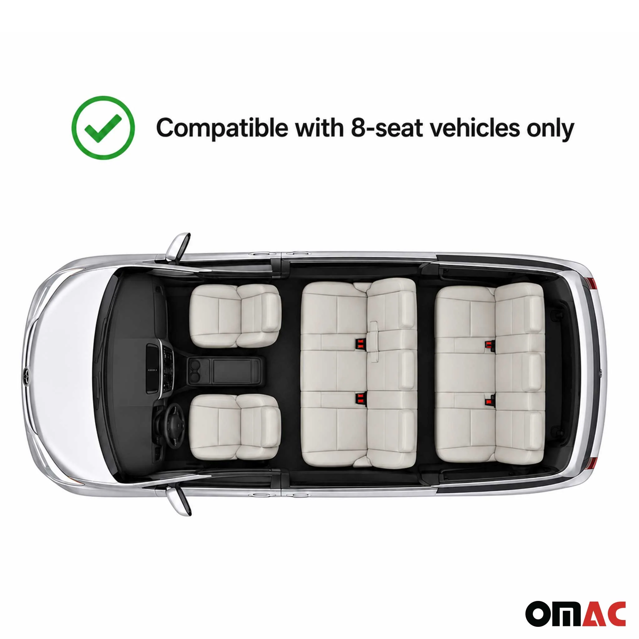 2011-2020 Toyota Sienna 3.gen 8 Seats Floor Mats Liners Full Set All Weather Black - Image 3