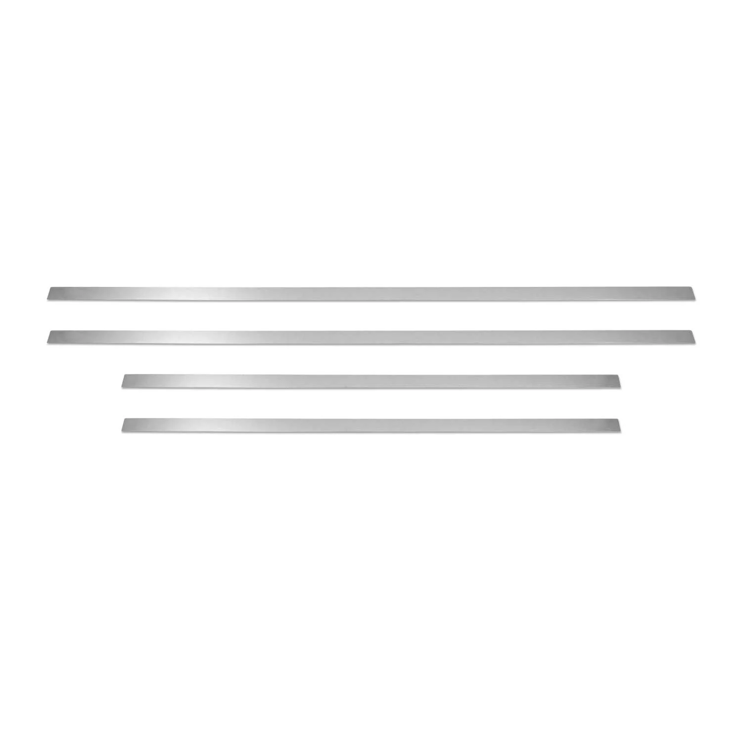 2005-2015 Toyota Tacoma Side Door Molding Trim Skirt Garnish Stainless Steel Silver 4Pcs - Image 2