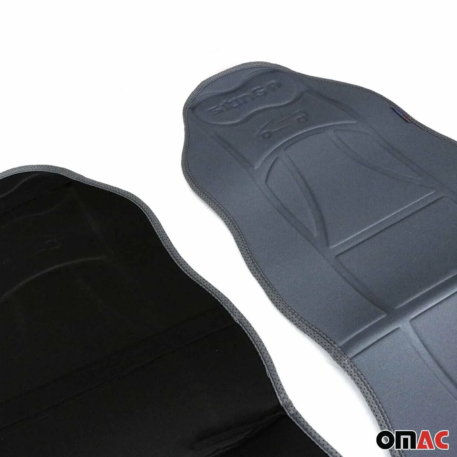Truck Van SUV Car Accessories Seat Covers Front 1+1 Set Seat Cushion Covers Gray - Image 4