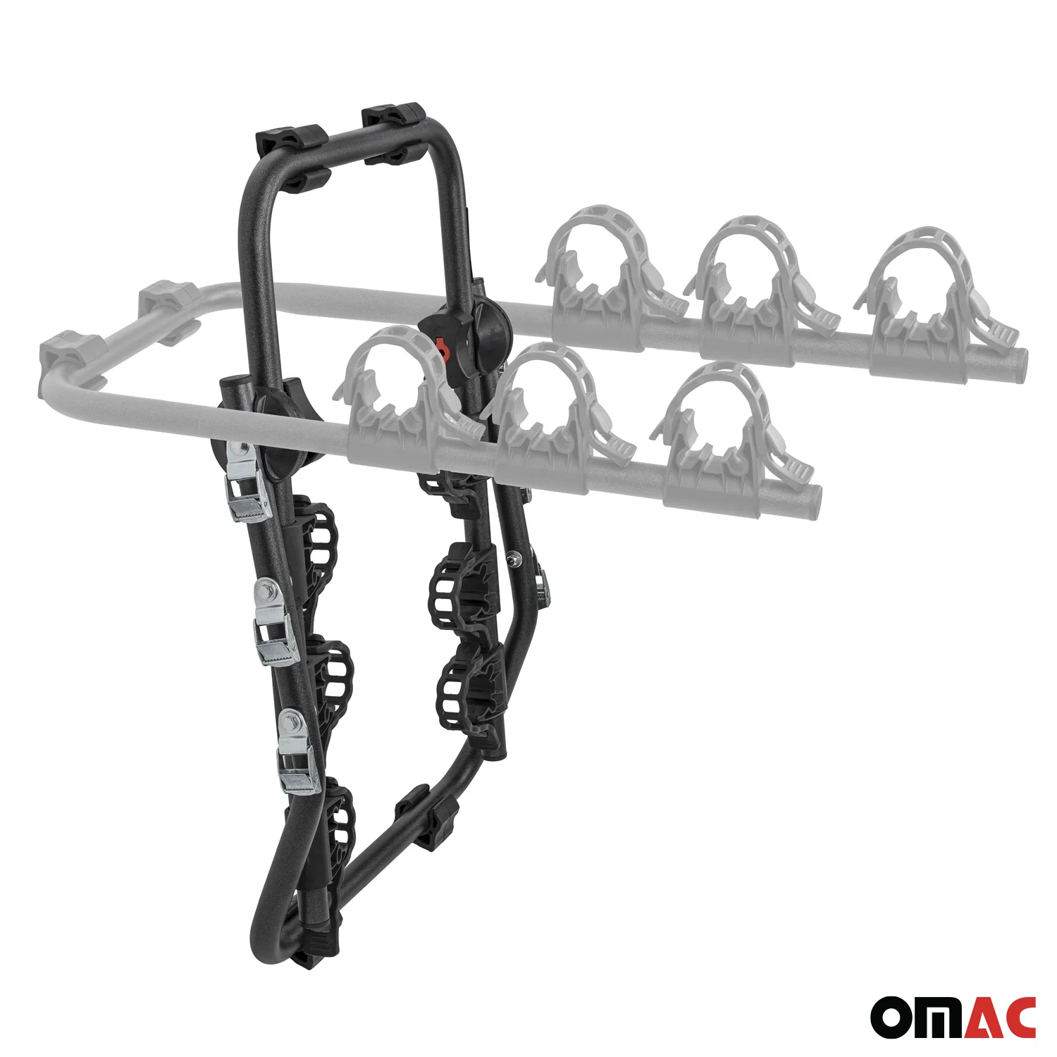 2013-2017 Ford EcoSport Bike Racks 3 Bike Carrier Hitch Mount Steel Black - Image 5