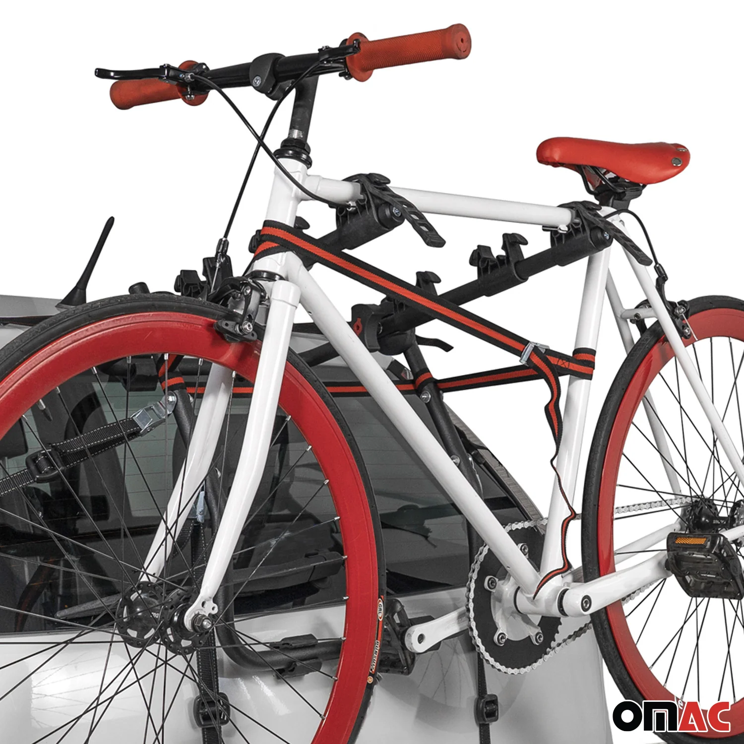 1996-2000 Honda Civic Hatchback Bike Racks 3 Bike Carrier Hitch Mount Steel Black - Image 9