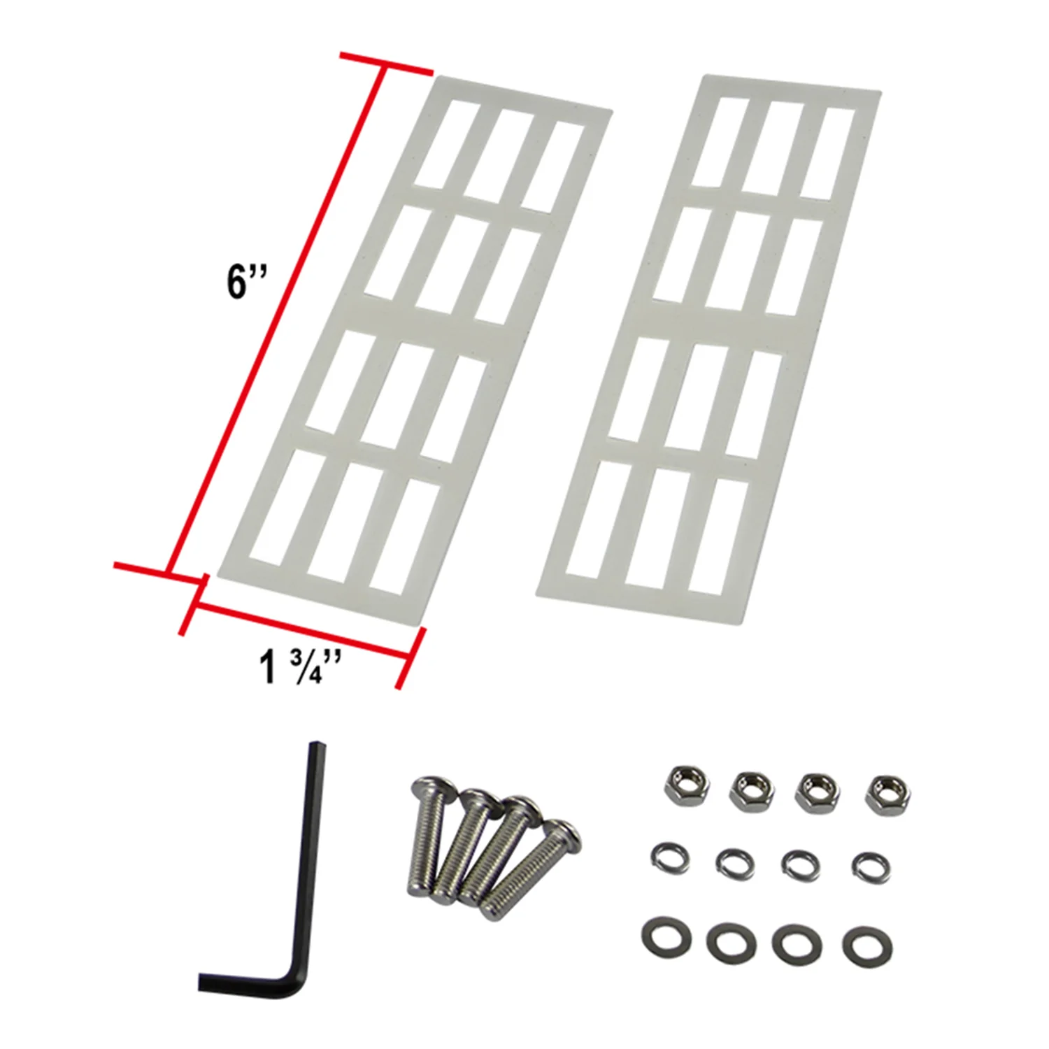 Universal 2" Aluminum Light Mounting Brackets Black - Image 9