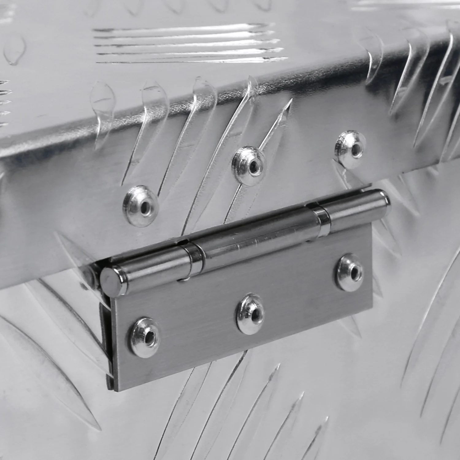 Universal 31" Heavy Duty Silver Aluminum Tool Box w/ Side Handles Lock & Keys - Image 8