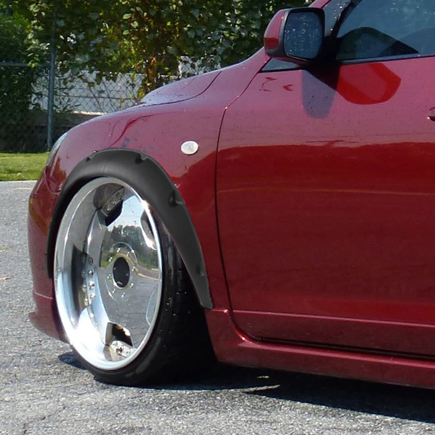 Universal 4PC Set Extra Wide Body Wheel Fender Flares Wheel Protector - Image 9
