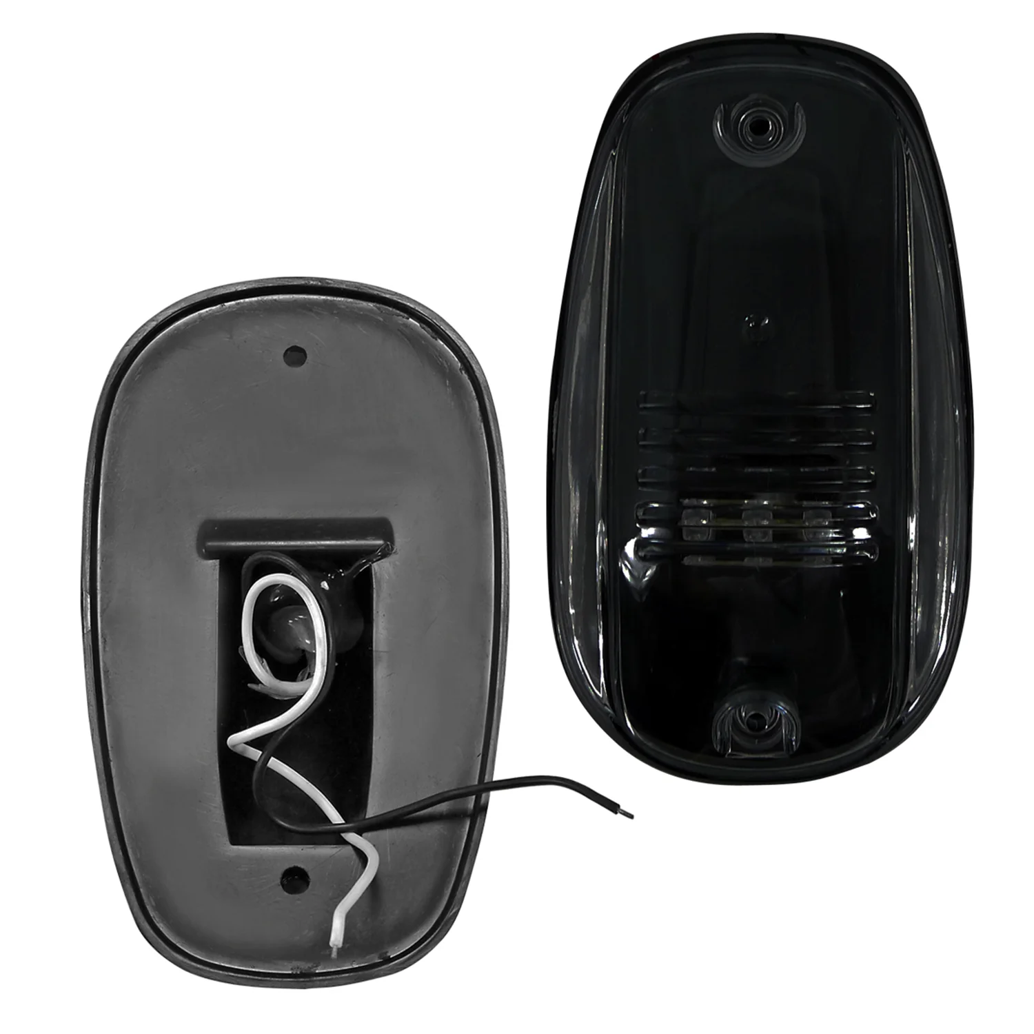 Universal 5PC Set Roof Cab Amber LED Lights Black Housing/Smoke Lens - Image 6