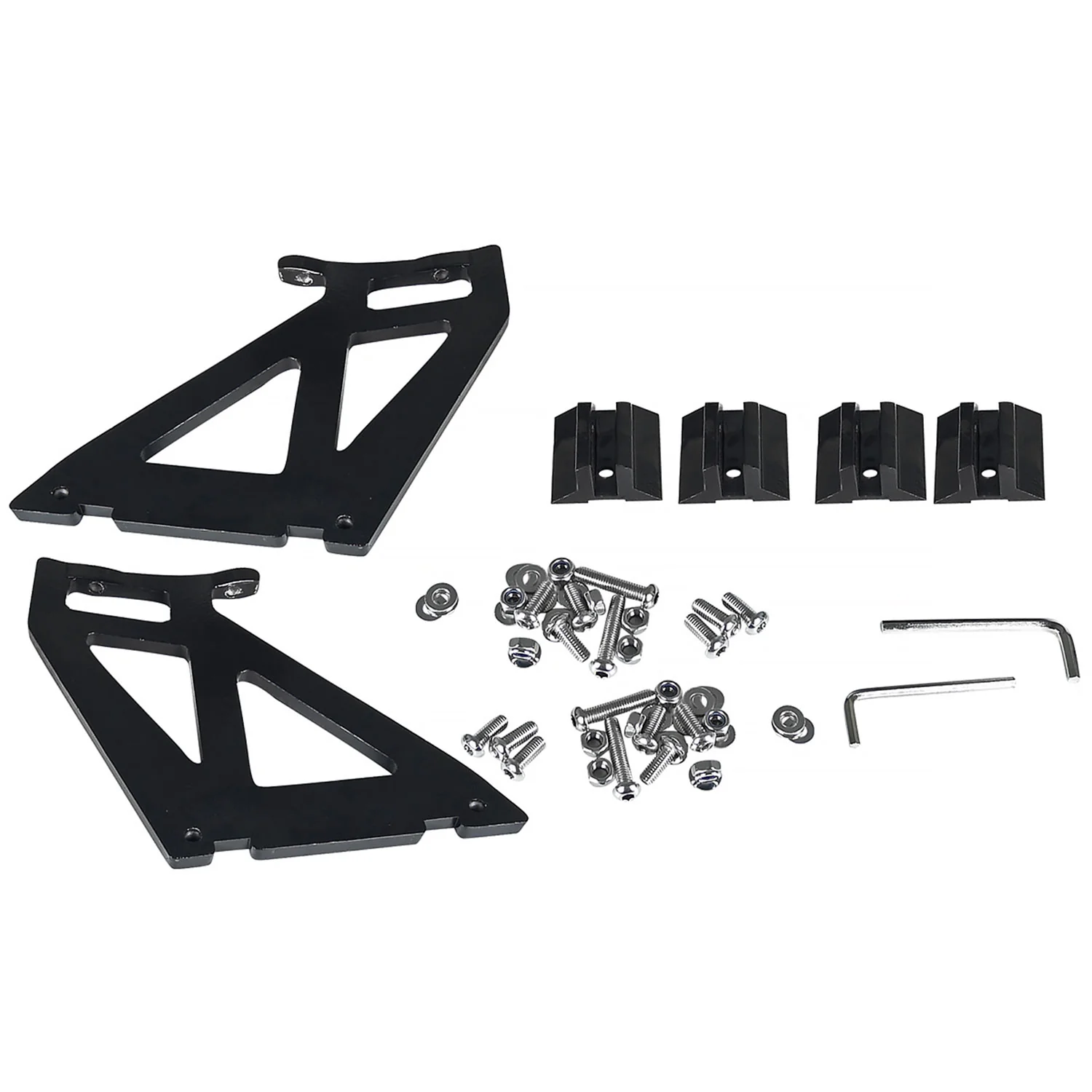 Universal Black CNC Aluminum 52" Double Deck Adjustable Trunk Spoiler Wing - Image 8