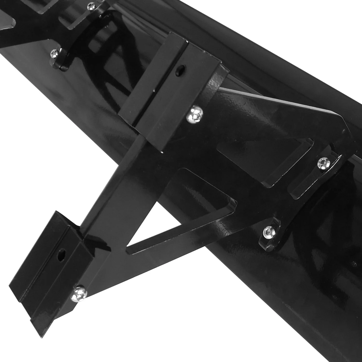 Universal Black CNC Aluminum 52" Non-Adjustable Double Deck Trunk Spoiler Wing - Image 5