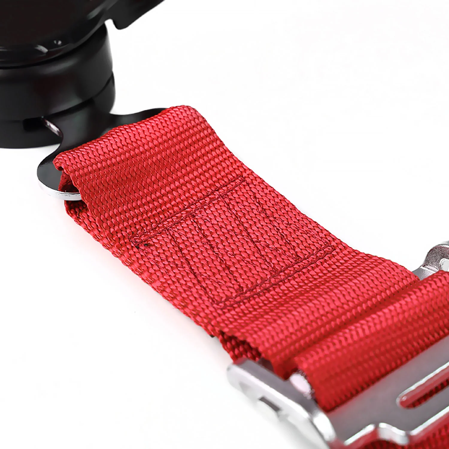 Universal Red 4 Point Quick Release Camlock Racing Seat Belt Safety Harness - Image 6