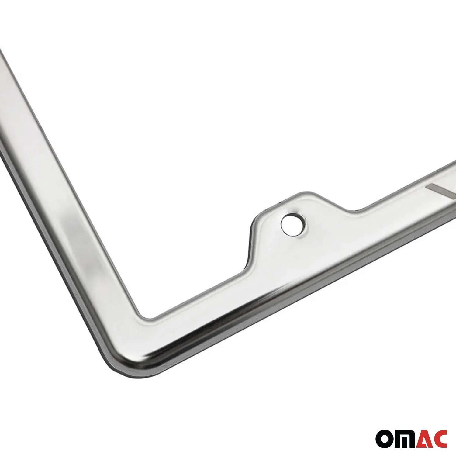 VIRGINIA Stainless Steel Chrome License Plate Frame Set 2 Pcs - Image 7
