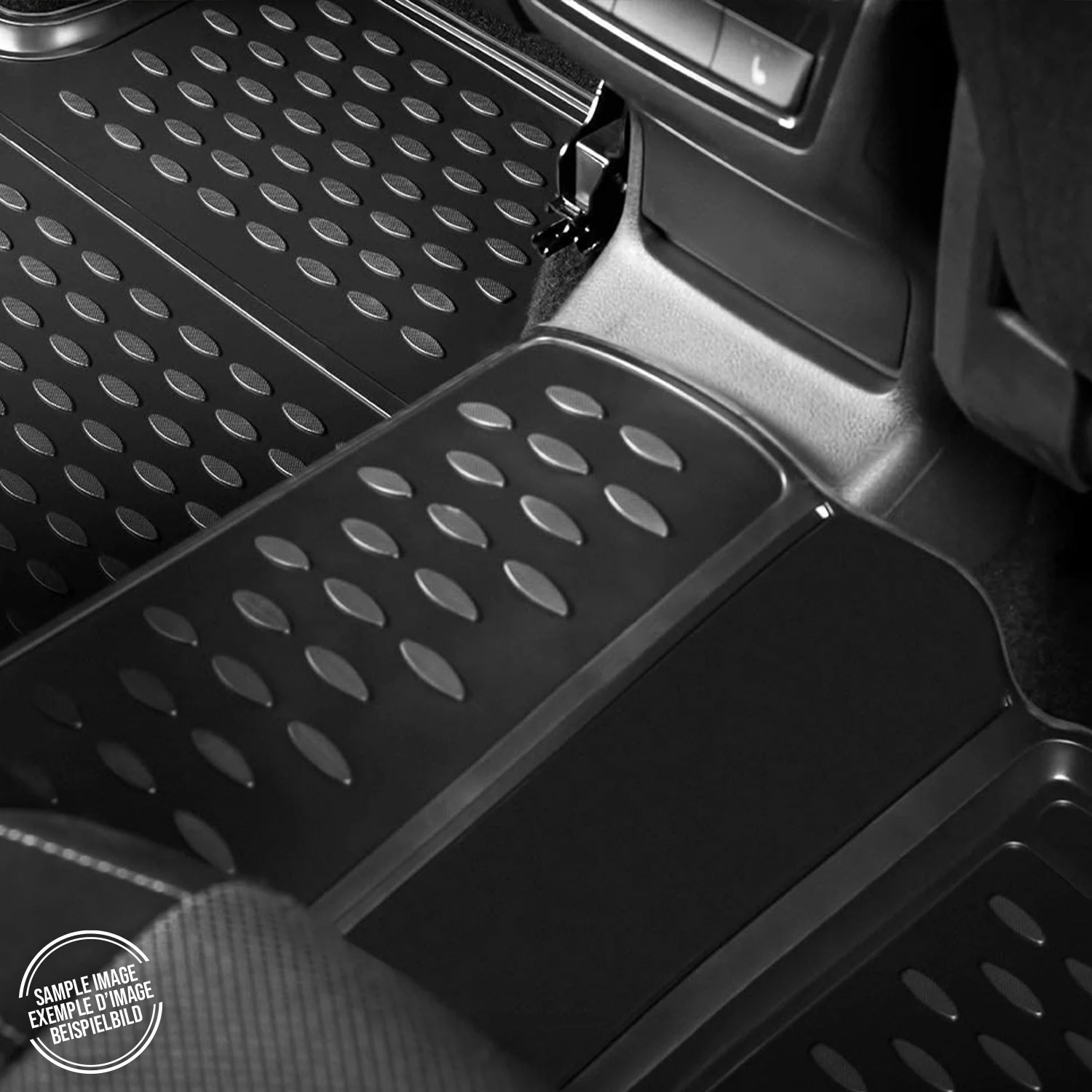 1998-2006 VW Golf Mk4 Floor Mats Liners Full Set All Weather Black - Image 6