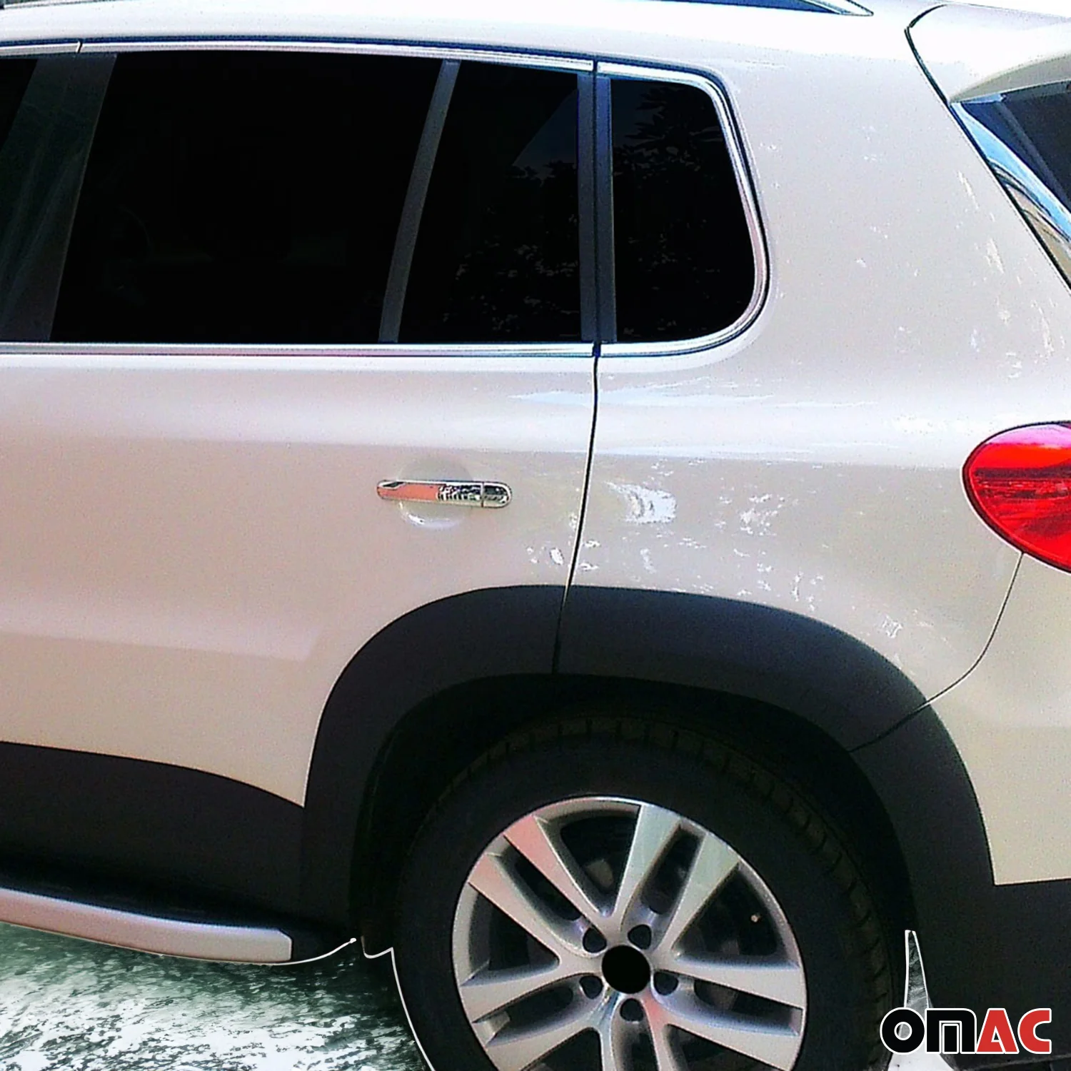 2017-2018 VW Tiguan Limited Car Door Handle Cover Protector Stainless Steel 8 Pcs - Image 2
