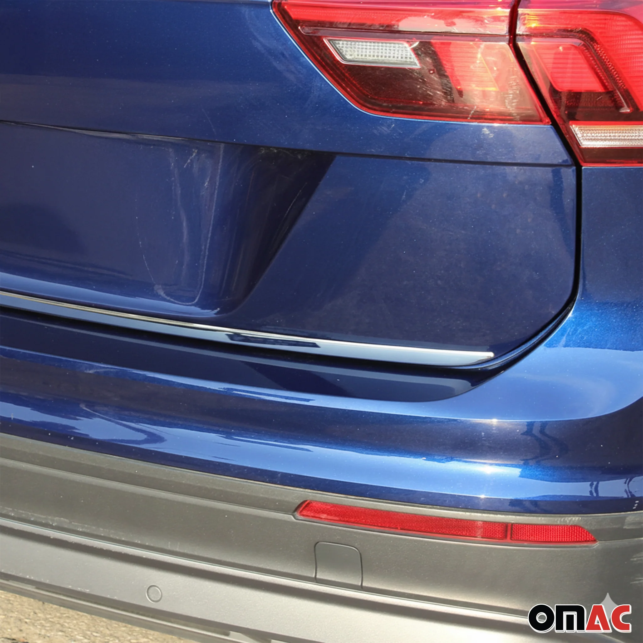 2018-2024 VW Tiguan Rear Trunk Molding Trim Stainless Steel Silver 1Pc - Image 5