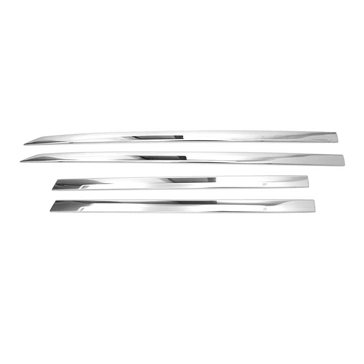 2018-2022 VW Tiguan SWB Side Door Molding Trim Skirt Garnish Stainless Steel - Image 6