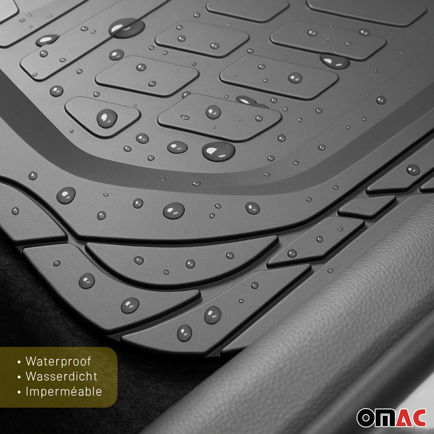 Jeep Cherokee Universal Floor Mats Liner All Weather 3D Black Waterproof 4Pcs - Image 9
