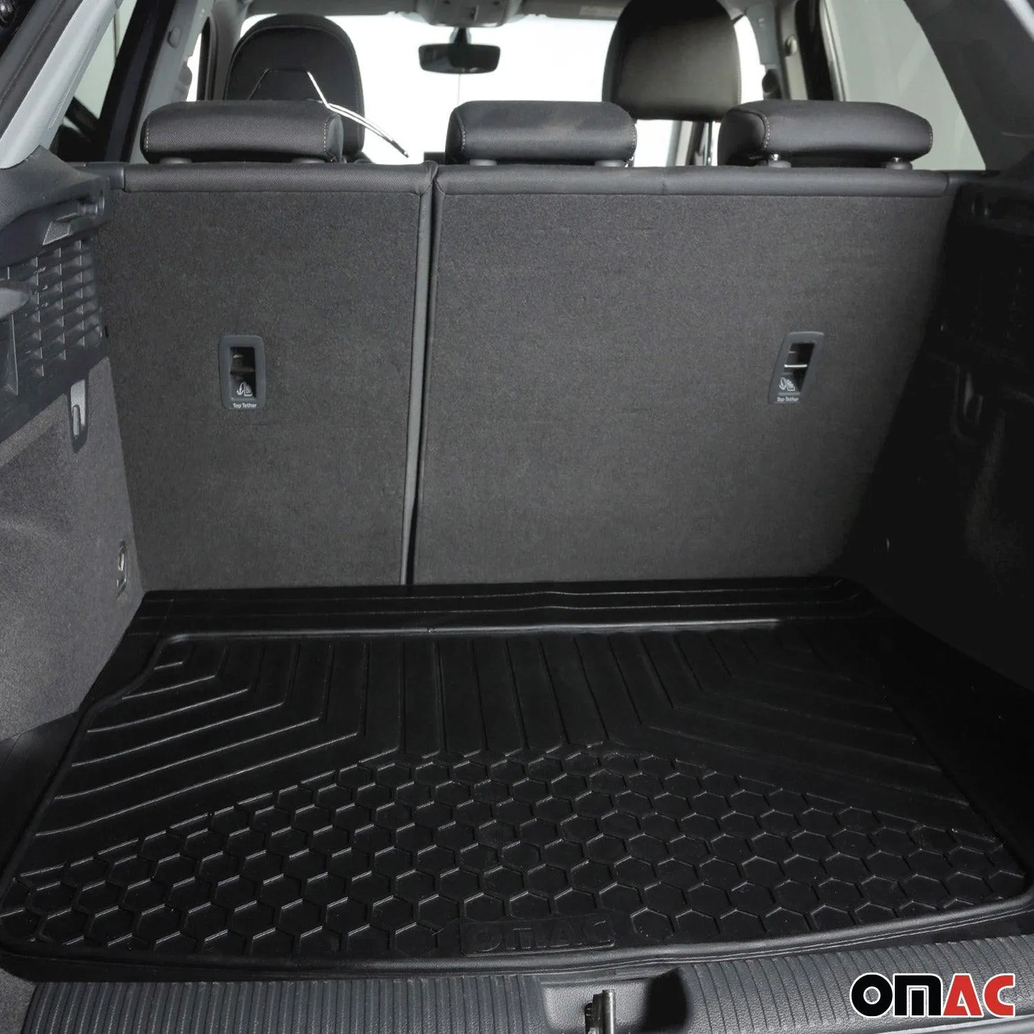 2019-2024 Skoda Octavia Universal Cargo Mats Liner All Weather Black Rubber - Image 2