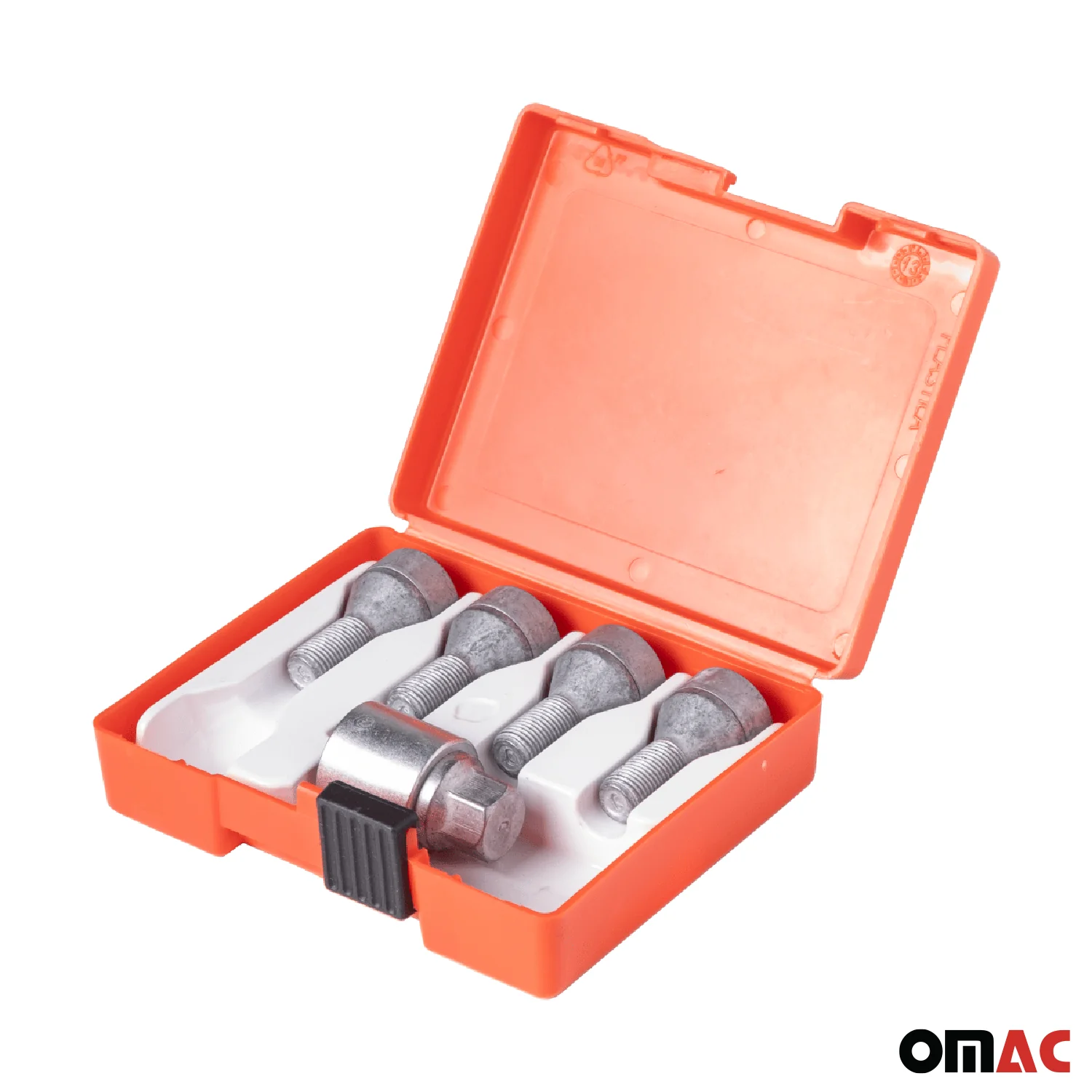 Wheel Lock Kit for Jeep Cherokee M12X1,25 Bolt Galvanized Silver 4Locks & 1Key - Image 7