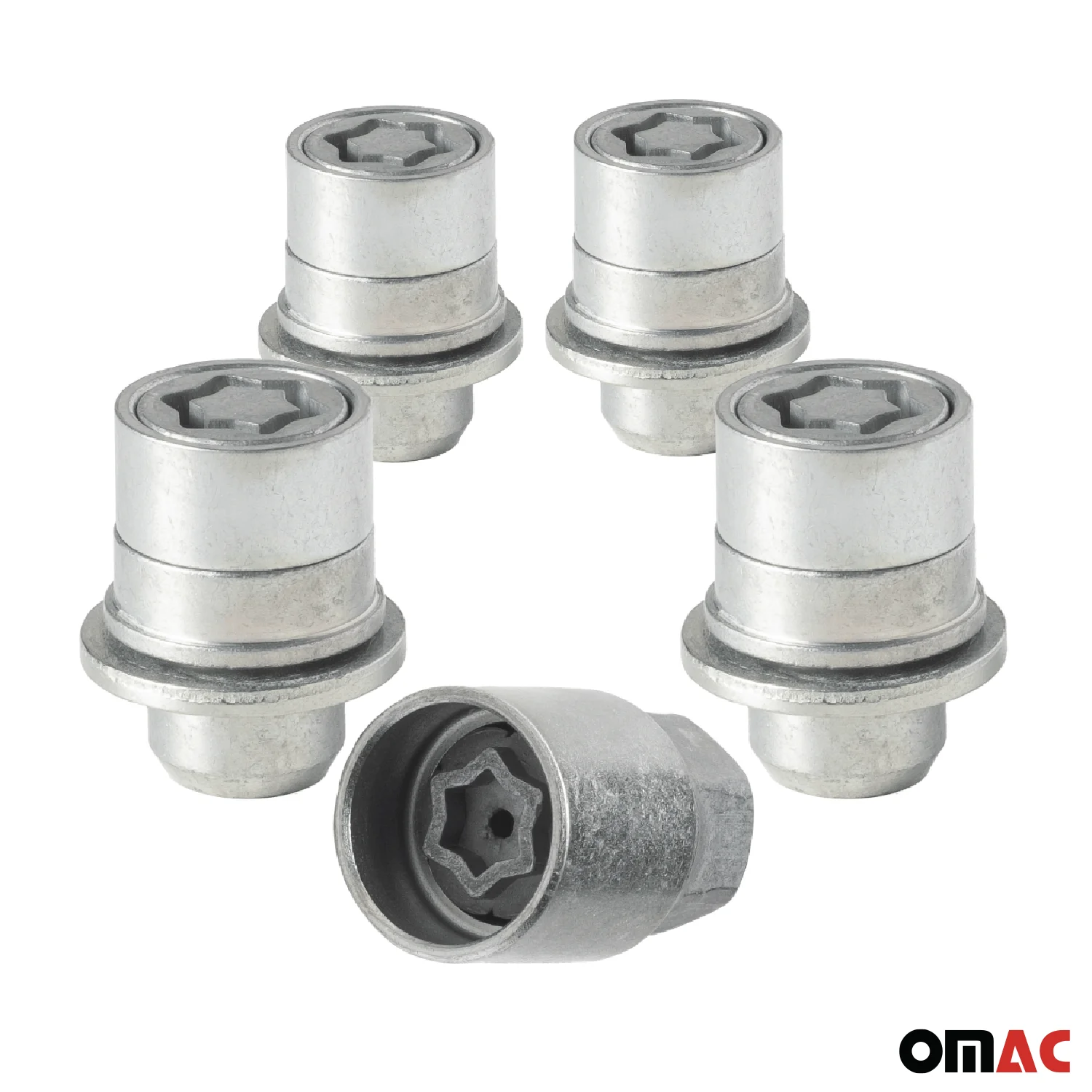 Wheel Lock Kit for Land Rover Defender M14X1,5 Galvanized Silver 4Locks & 1Key - Image 9