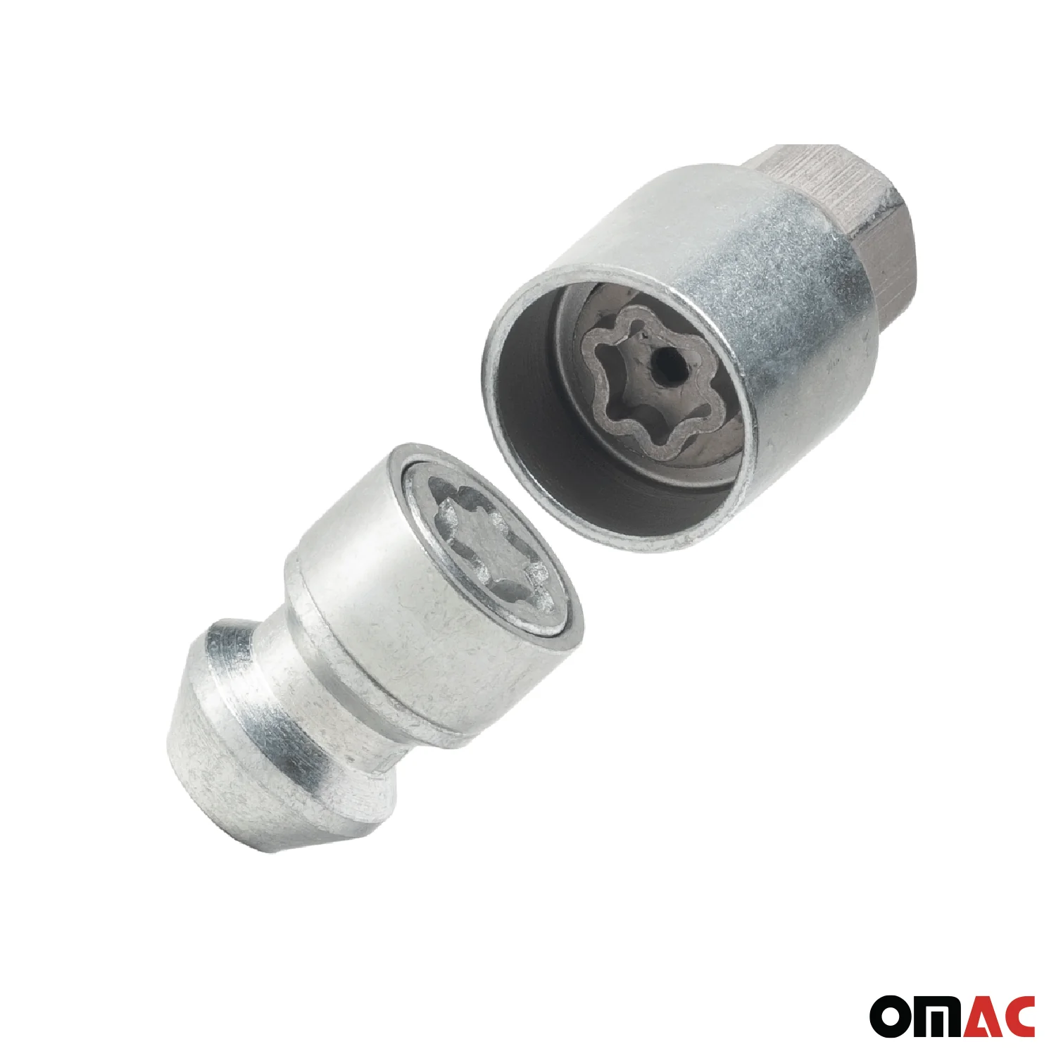 Wheel Lock Kit for Lincoln MKX 2007-2015 1/2-20 Galvanized Silver 4Locks & 1Key - Image 8
