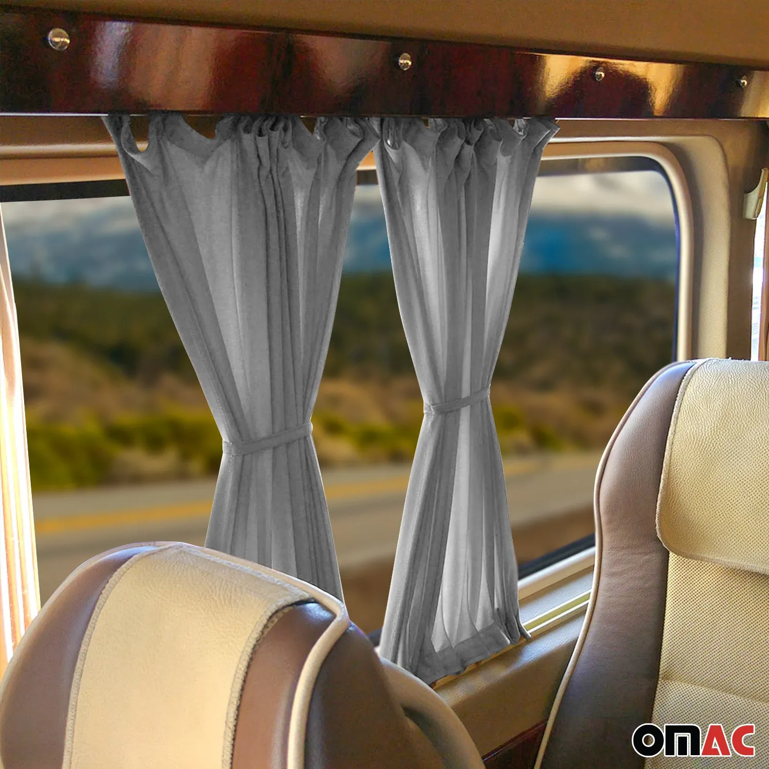 1993-2003 VW Eurovan L1 SWB Side Window Curtain Sunshade 1992-2003 Gray 10x - Image 7