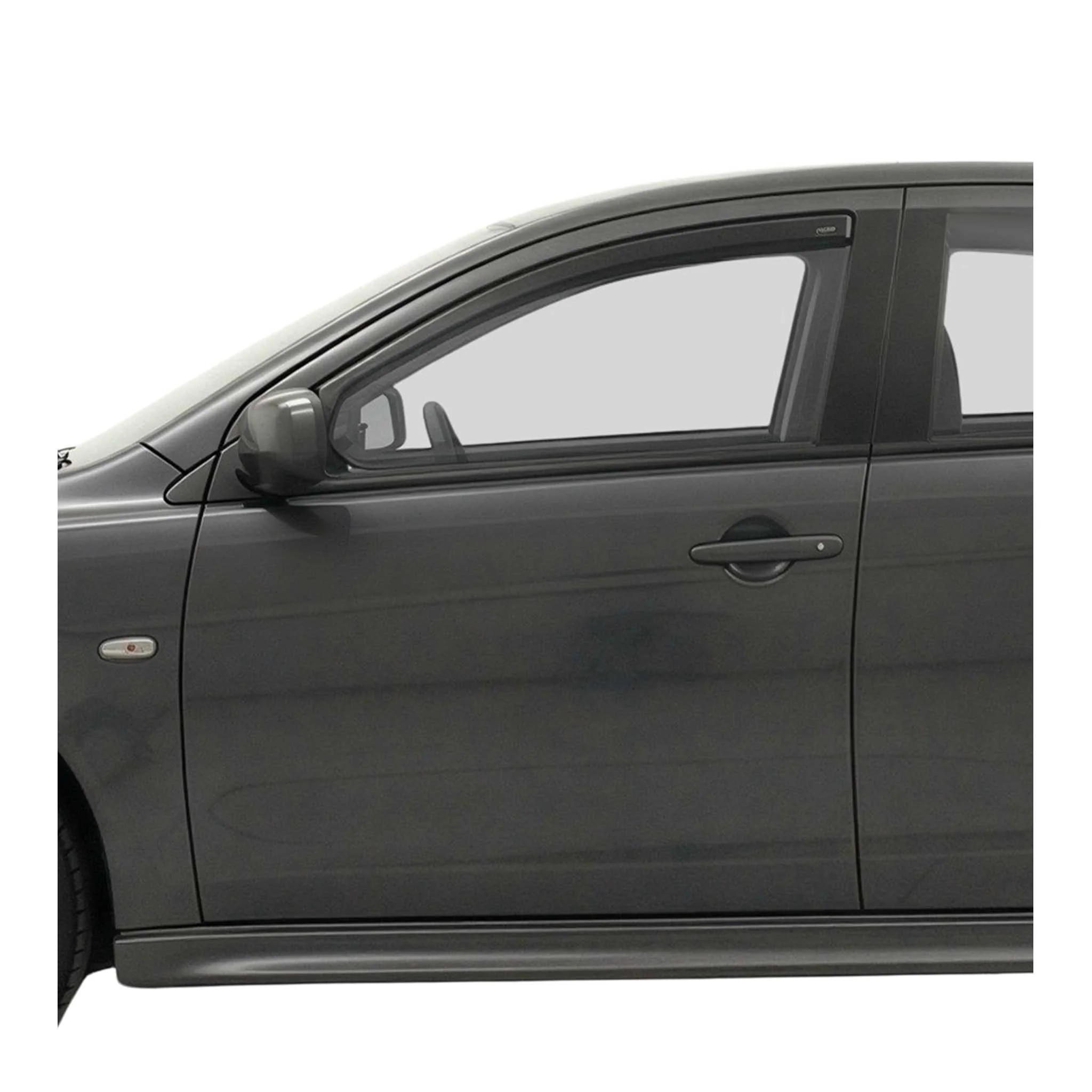 2008-2017 Mitsubishi Lancer Window Visor Vent Rain Deflector 2Pcs Smoke