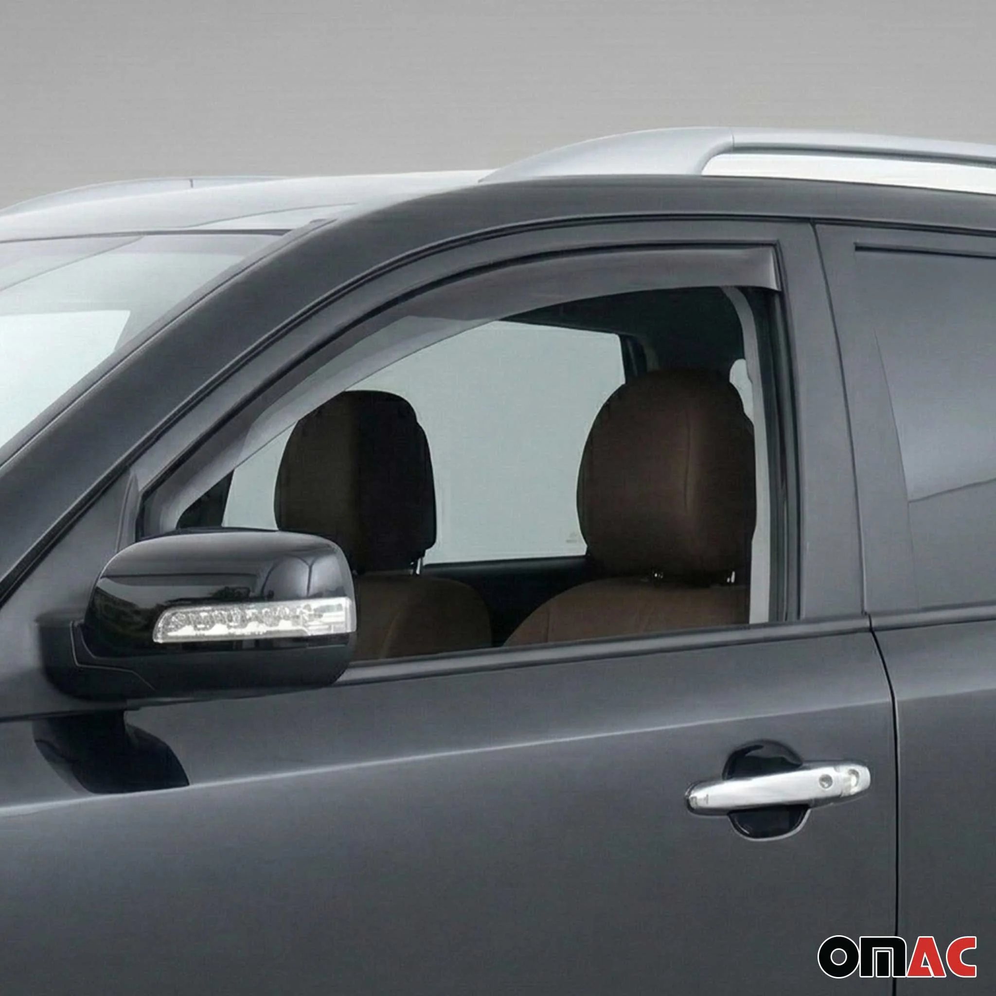 2006-2013 Suzuki SX4 S-Cross Window Visor Vent Rain Deflector 2Pcs Smoke - Image 6