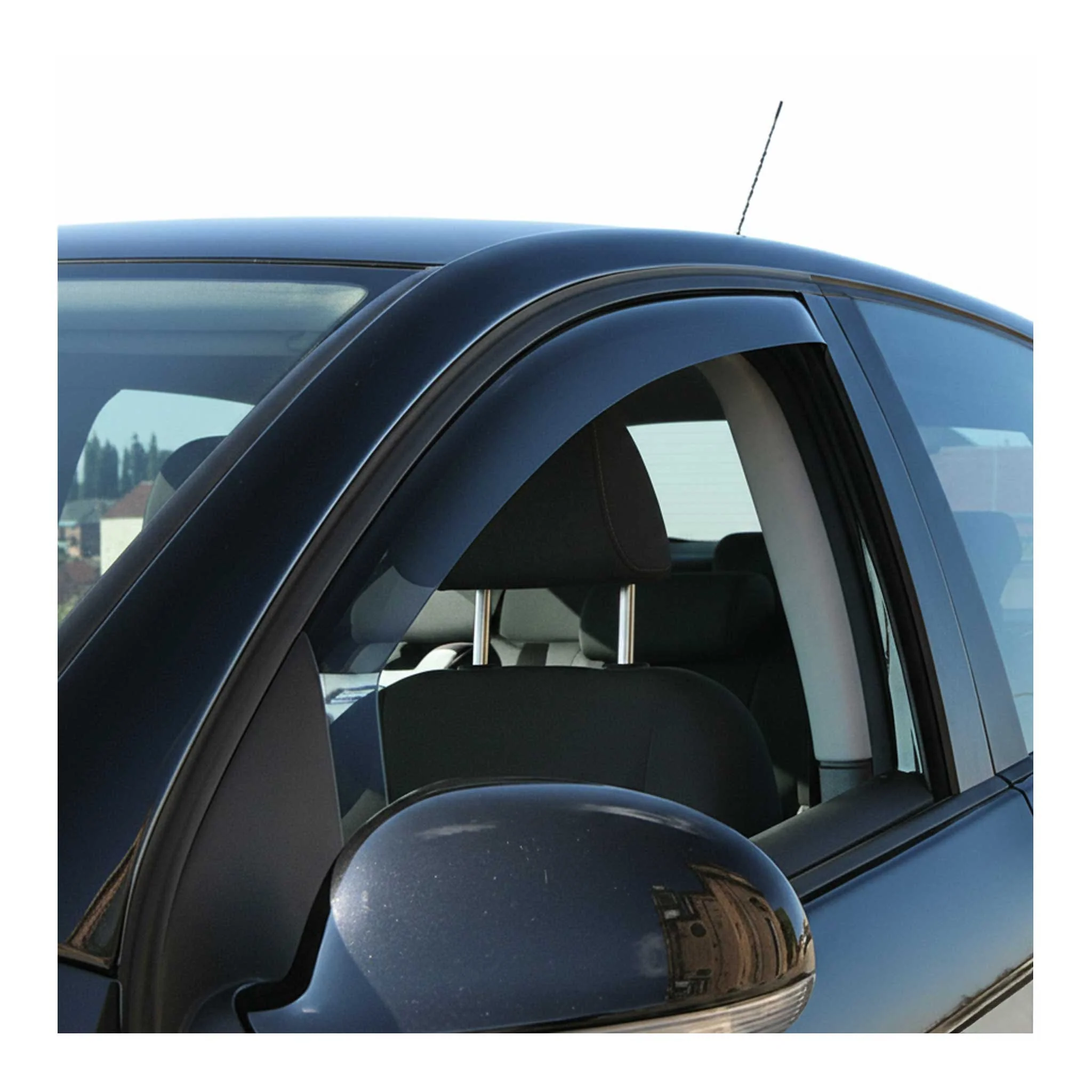 2001-2009 Volvo S60 Window Visor Vent Rain Deflector 2Pcs Smoke