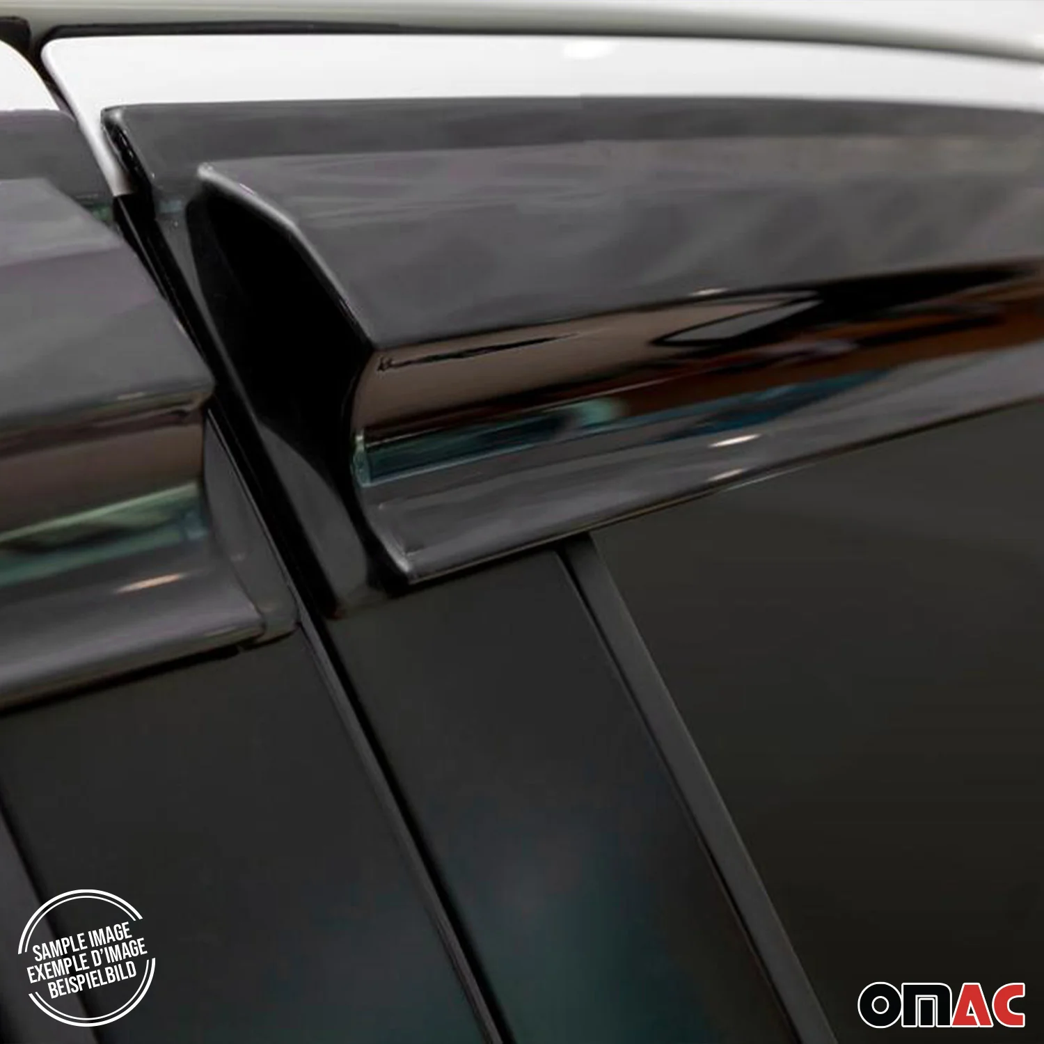 2017-2020 Nissan Rogue Sport Window Visor Vent Rain Deflector 4Pcs Smoke - Image 10