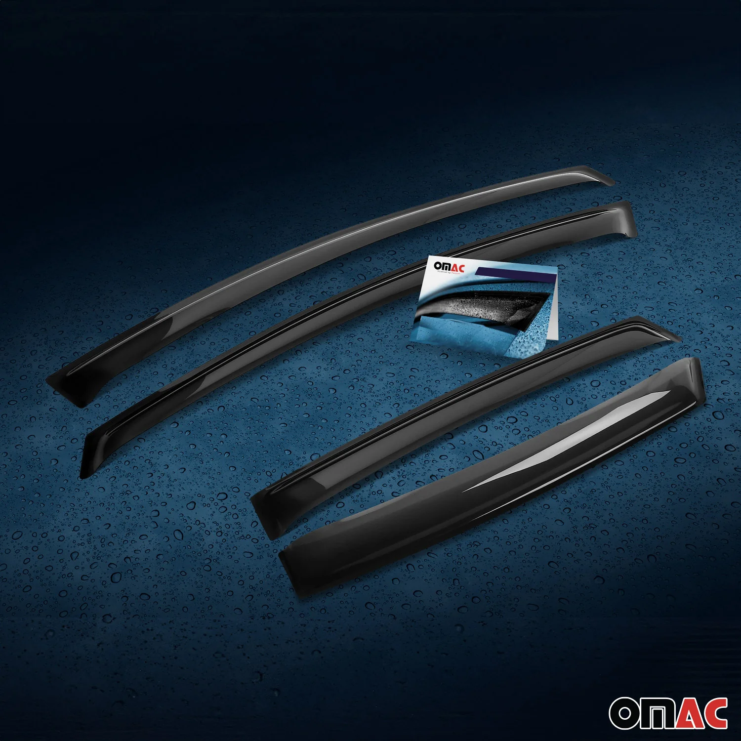 2018-2020 VW Tiguan 2.gen Window Visor Vent Rain Deflector 4Pcs Smoke - Image 9