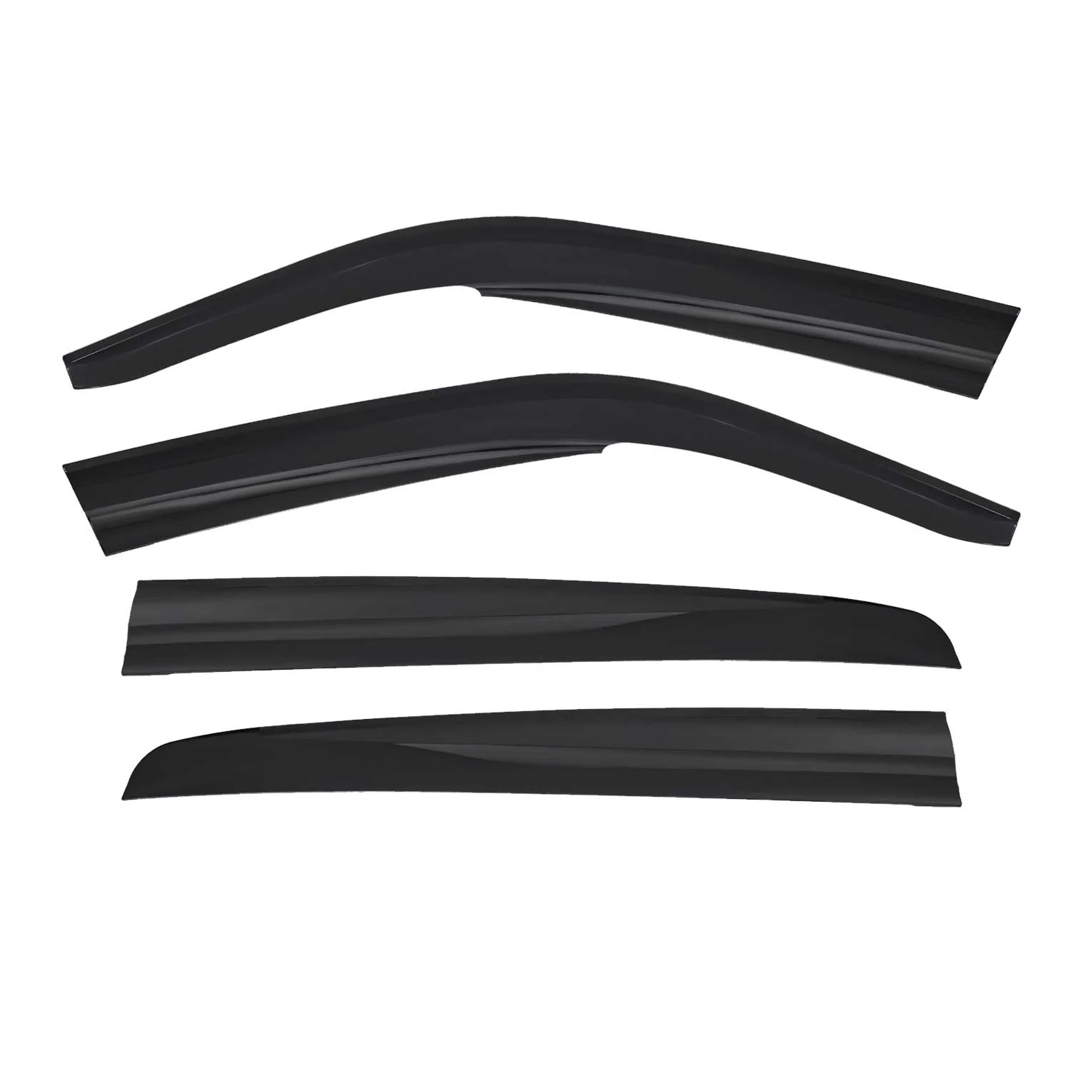 1998-2006 VW Golf Mk4 Window Visor Vent Rain Deflector 4Pcs Smoke - Image 2