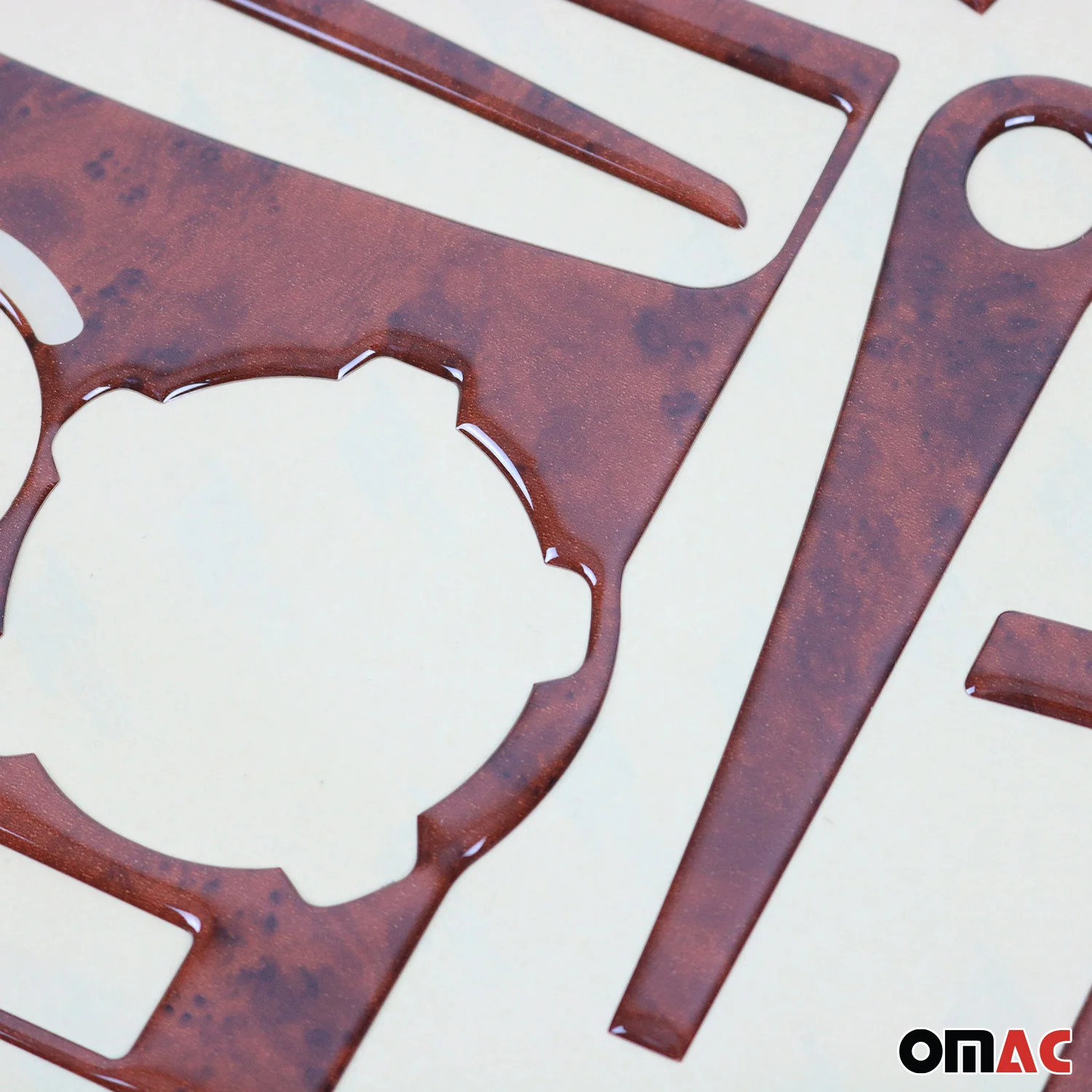 1997-2001 Audi A6 C5 All Models 4B Wooden Look Dashboard Console Trim Kit - Image 5