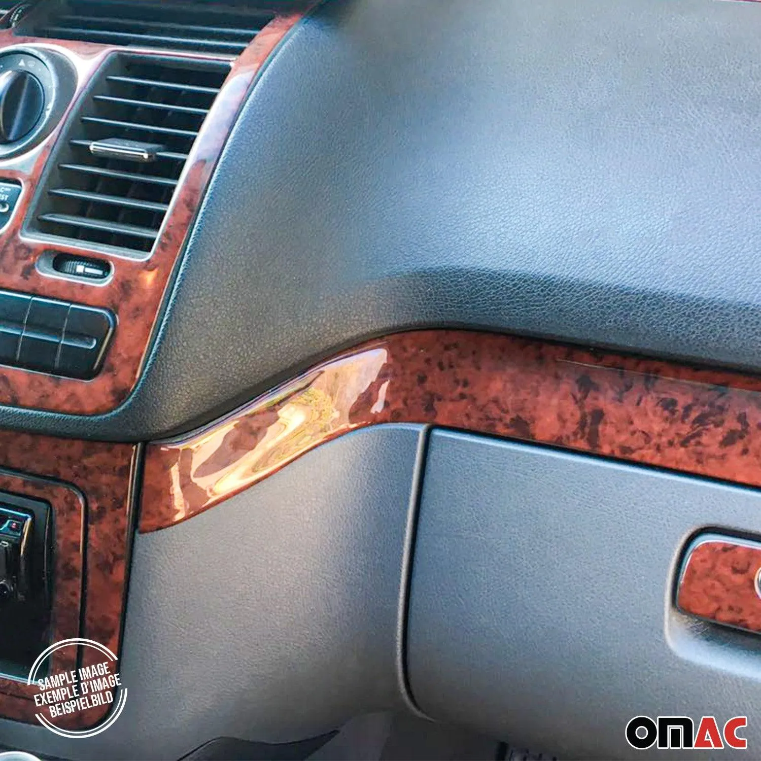 2010-2020 VW Amarok Wooden Look Dashboard Console Trim Kit 27 Pcs - Image 4