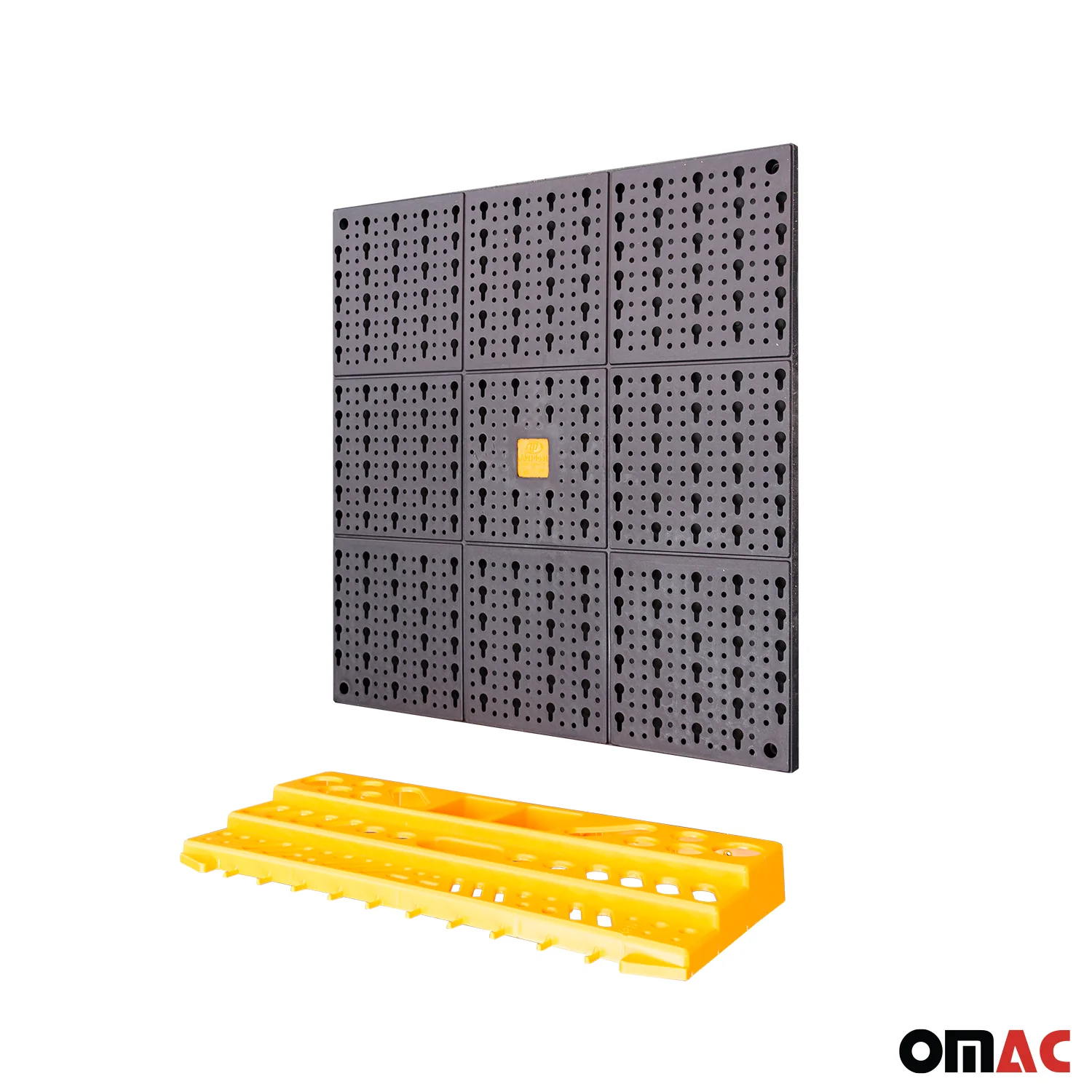Workshop Wall Tool Holder Perforated Wall 2 Wall Panels 2 Shelves 50 Hook Set - Image 6
