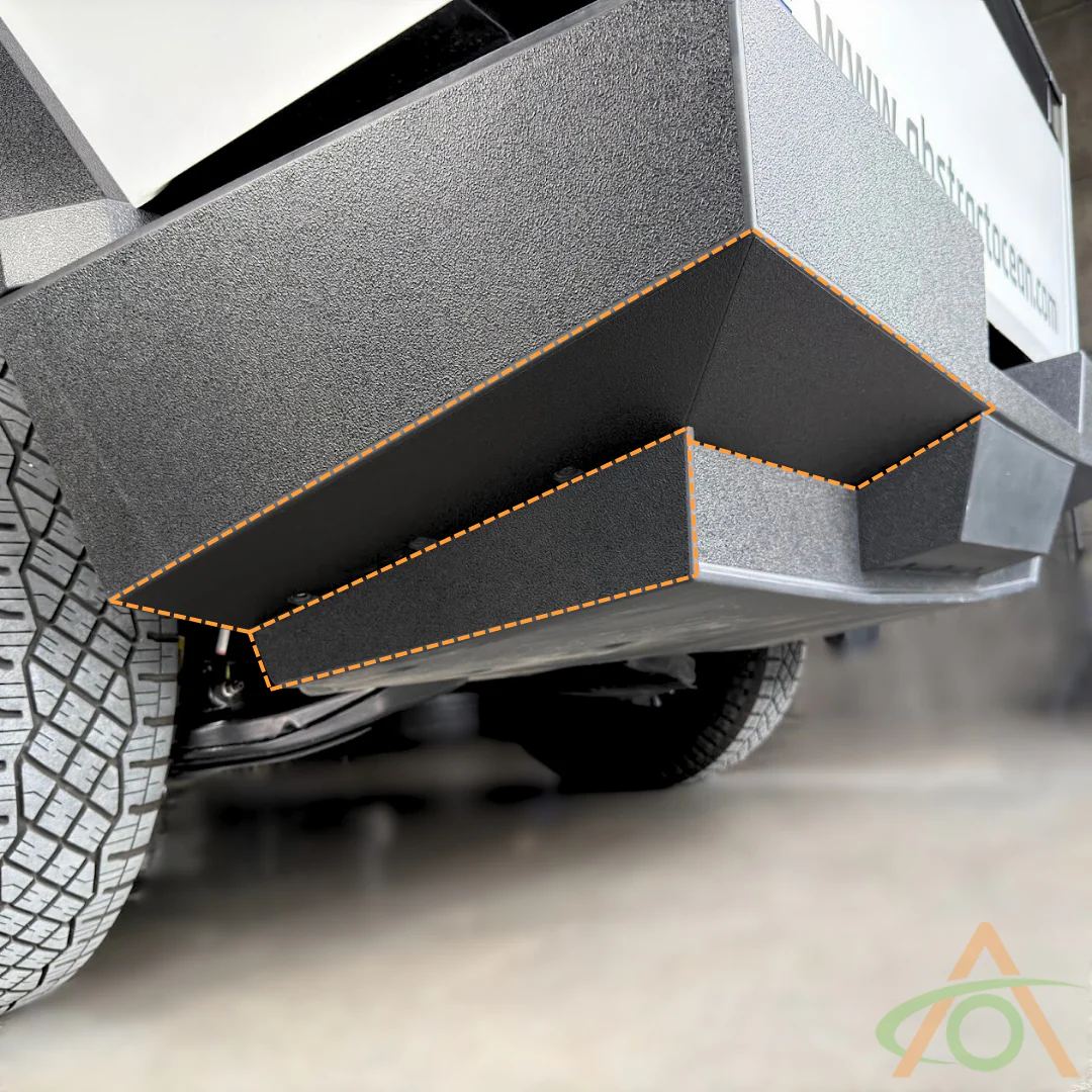 XPEL Armor Rear Bumper Protection for CyberTruck (Add-On Kit) - Image 2